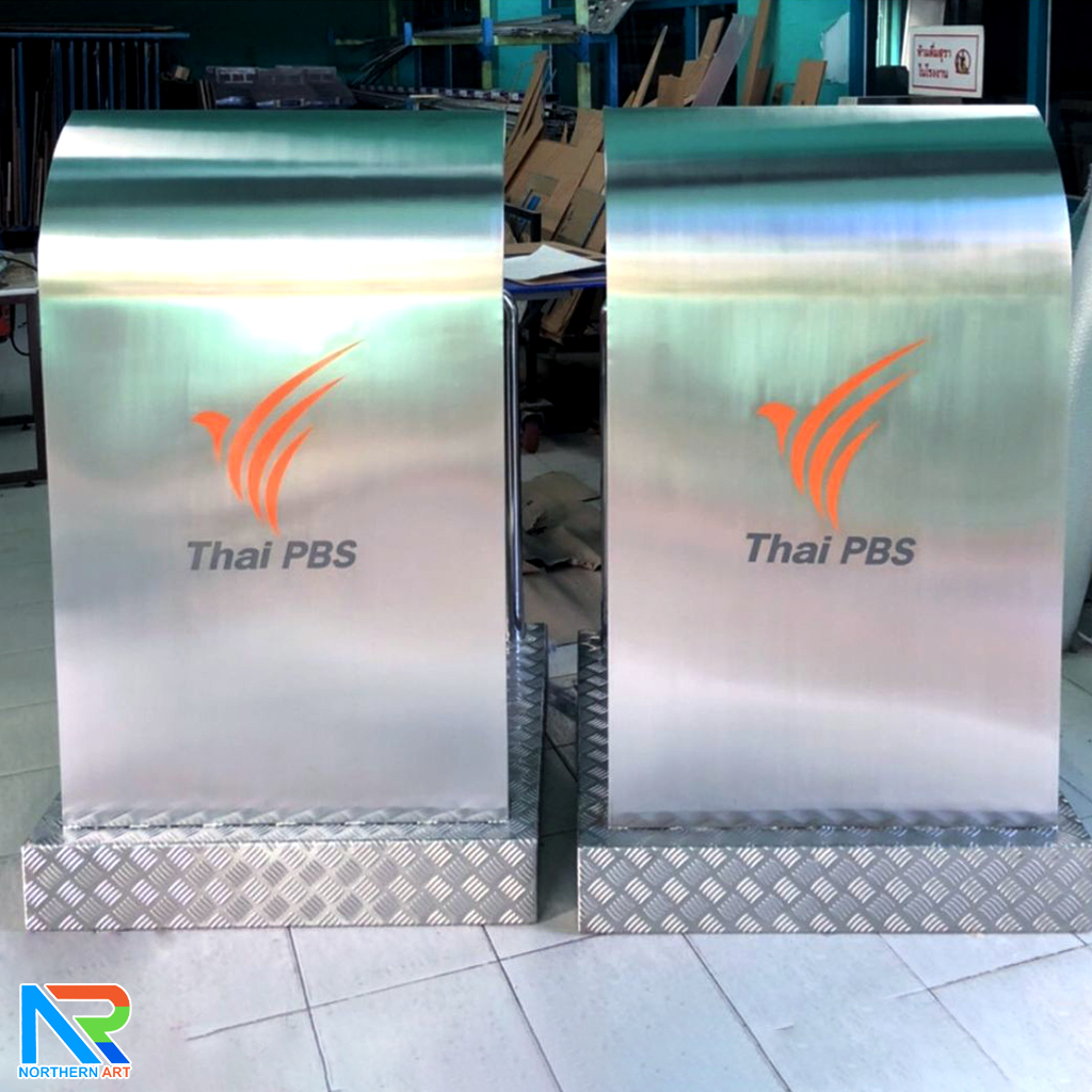 โพเดียมรปภ.รุ่น PD-GR-01 ขนาด (W) 85 x (L) 85 (H) 135 ซม. สแตนเลส เกรด304 ไม่เป็นสนิม แข็งแรง ทนทาน พร้อมที่นั่ง และช่องใส่เอกสาร