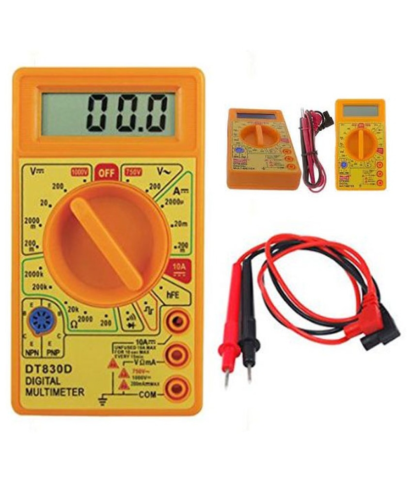 DT830D Digital Multimeter ราคาประหยัดใช้งานได้หลากหลาย เหมาะสำหรับงานช่าง งานอดิเรกทั่วไป