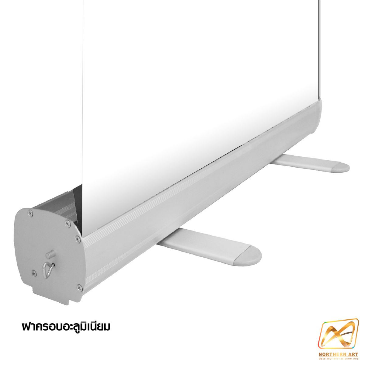 ROLL UP GRADE A โรลอัพ ขนาด 85x200 ซม.โครงสร้างอะลูมิเนียมอย่างดี แข็งแรง ทนทาน ม้วนเก็บได้ พกพาสะดวก