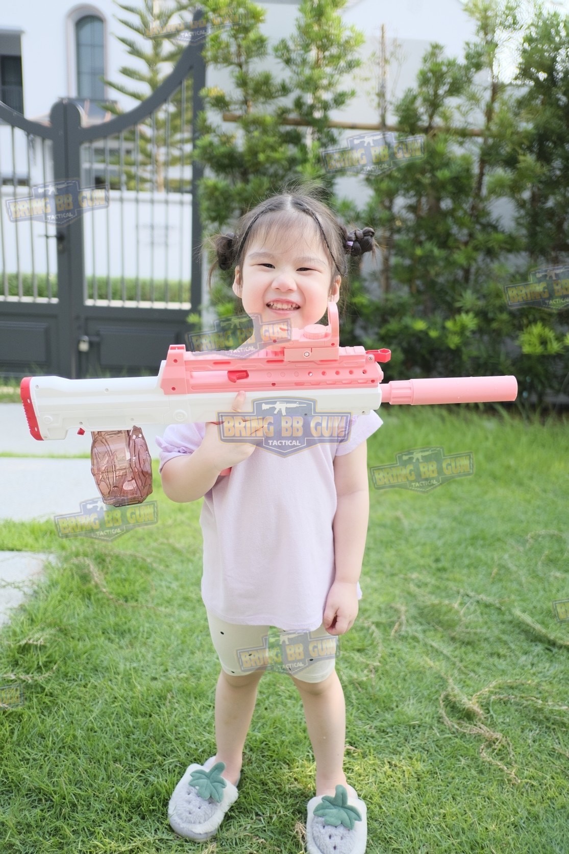 ปืนฉีดน้ำไฟฟ้า รุ่น QBZ (Type 95) (ปืนฉีดน้ำของเล่น) (ปืนฉีดน้ำอัตโนมัติ) (ยิงได้ต่อเนื่อง)