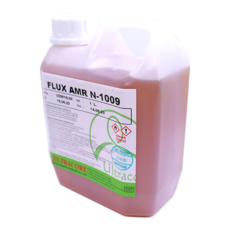 น้ำยา FLUX AMR N1009 | 99-06-0508 | Ultracore | น้ำยาช่วยบัดกรี | ใช้กับลวดตะกั่วทั่วไป | ขนาดบรรจุ 1 ลิตร