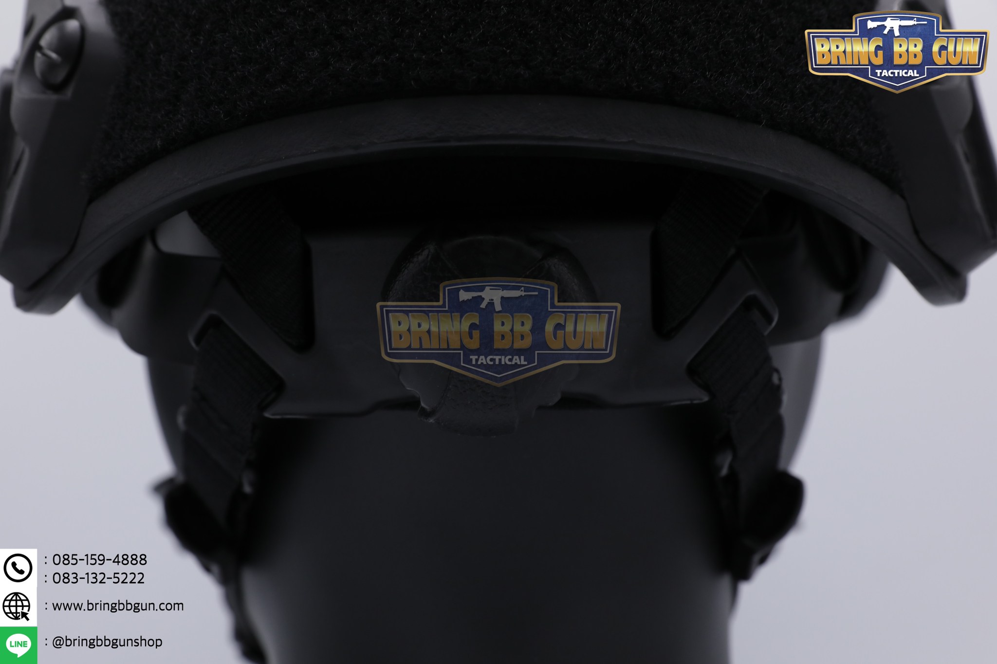 หมวก Fast ปรับท้ายทอยได้(หมวกฟาส) (Fast Helmet MH type) รุ่น Upgrade Version No holes ปรับรัดท้ายทอย