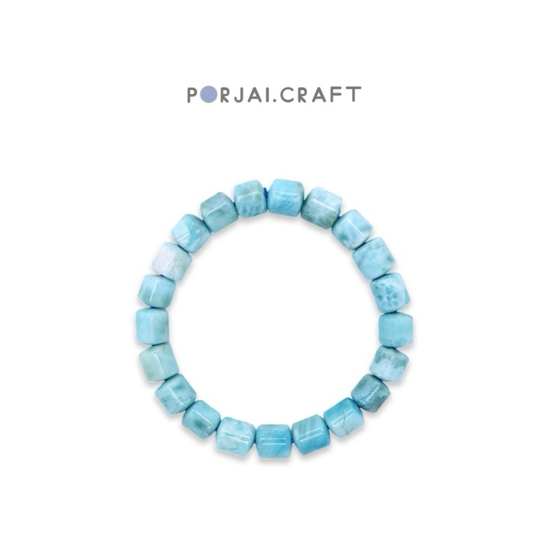 Larimar Beaded Bracelet กำไลข้อมือลาริมาร์