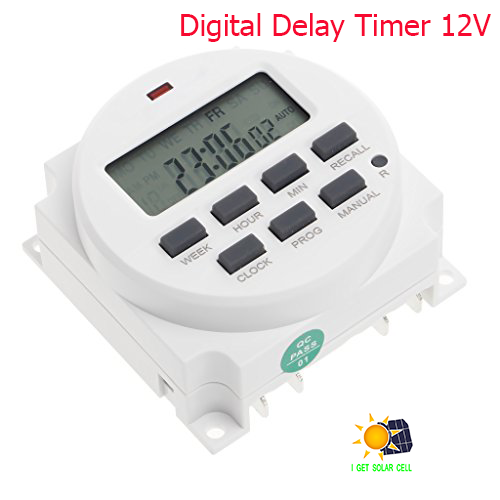 เครื่องตั้งเวลาดิจิตอล ตัวตั้งเวลา รายวัน รายสัปดาห์ 17 On/Off 12V