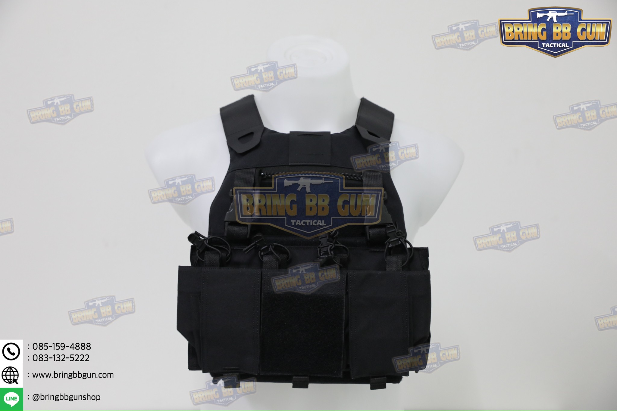เสื้อเวส FCSK 2.1 (เสื้อเวส FCSK 2.0 + เพ้าแม็กกาซีน4ช่อง) (FCSK 2.1 Plate Carrier) (FCSK 2.0 + 5.56 Quadruple Mag Plate)