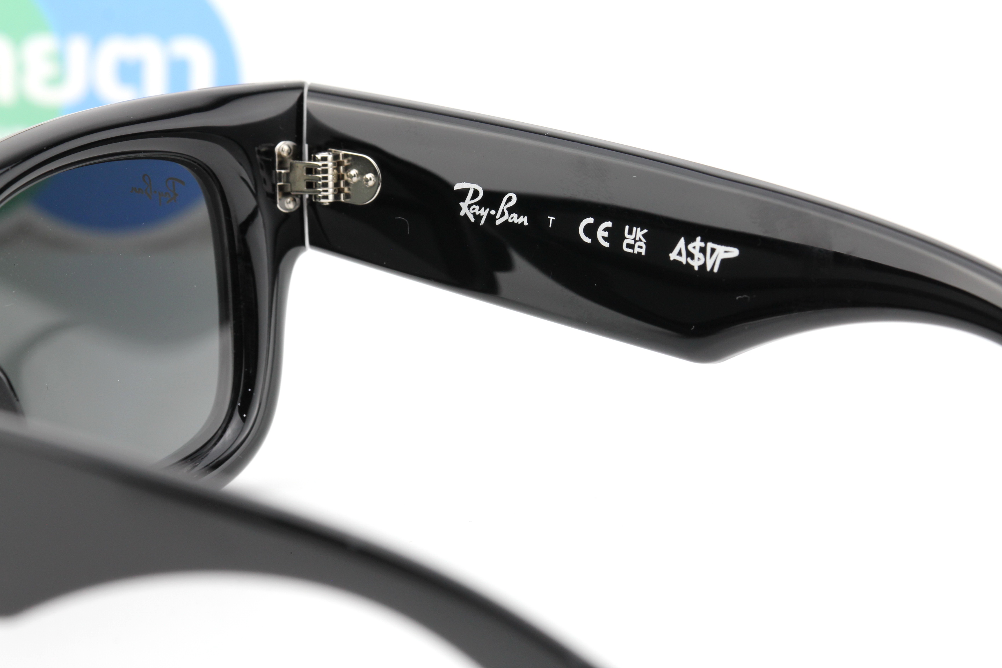 RayBan Wayfarer Puffer Crystal Edition RB4940B 686487 Blacked Out Collection by A$AP Rocky