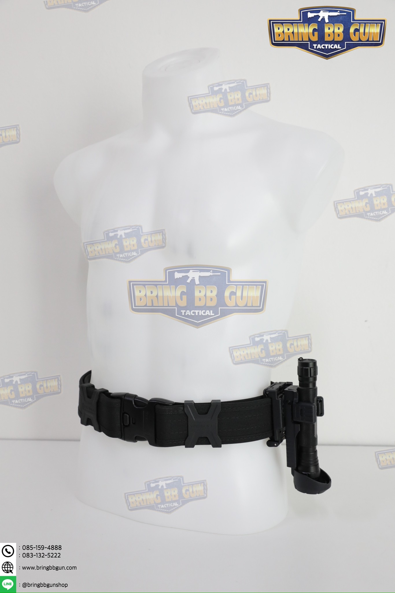 ซองไฟฉายแบบปลดไว รุ่น TR (Tactical Quick Draw Flashlight Holster) (Tactical Flashlight Holder)