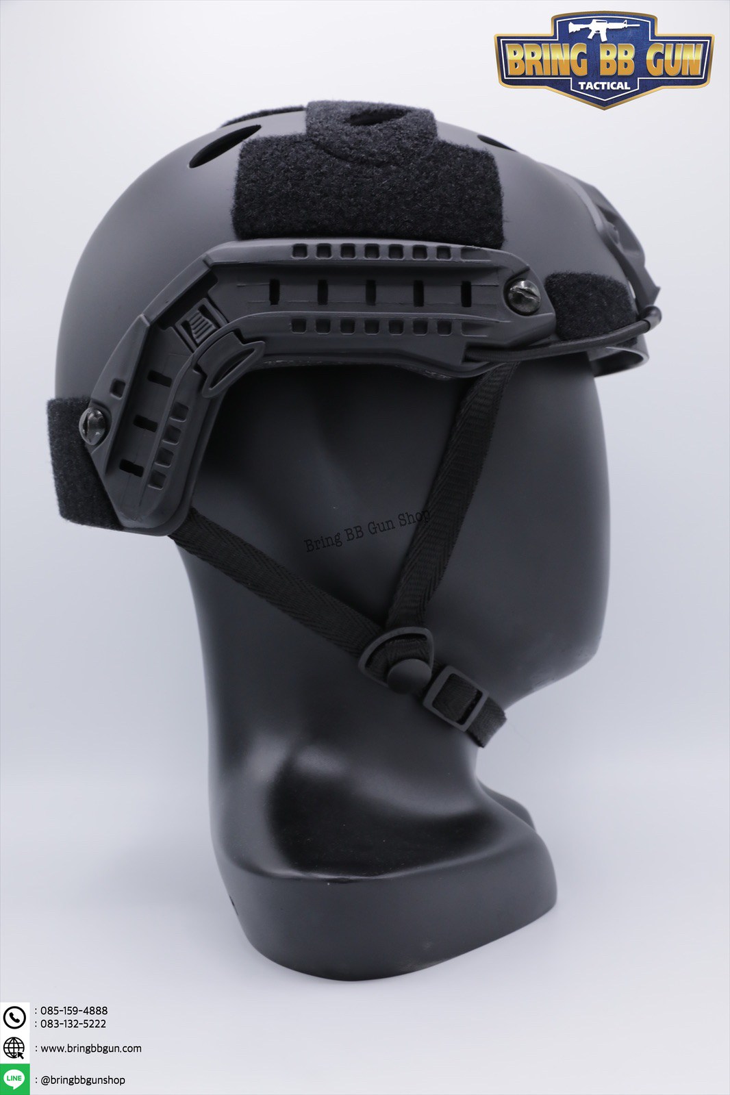 หมวก Fast (หมวกฟาส) (Fast Helmet PJ type) รุ่น Standard-pound holes
