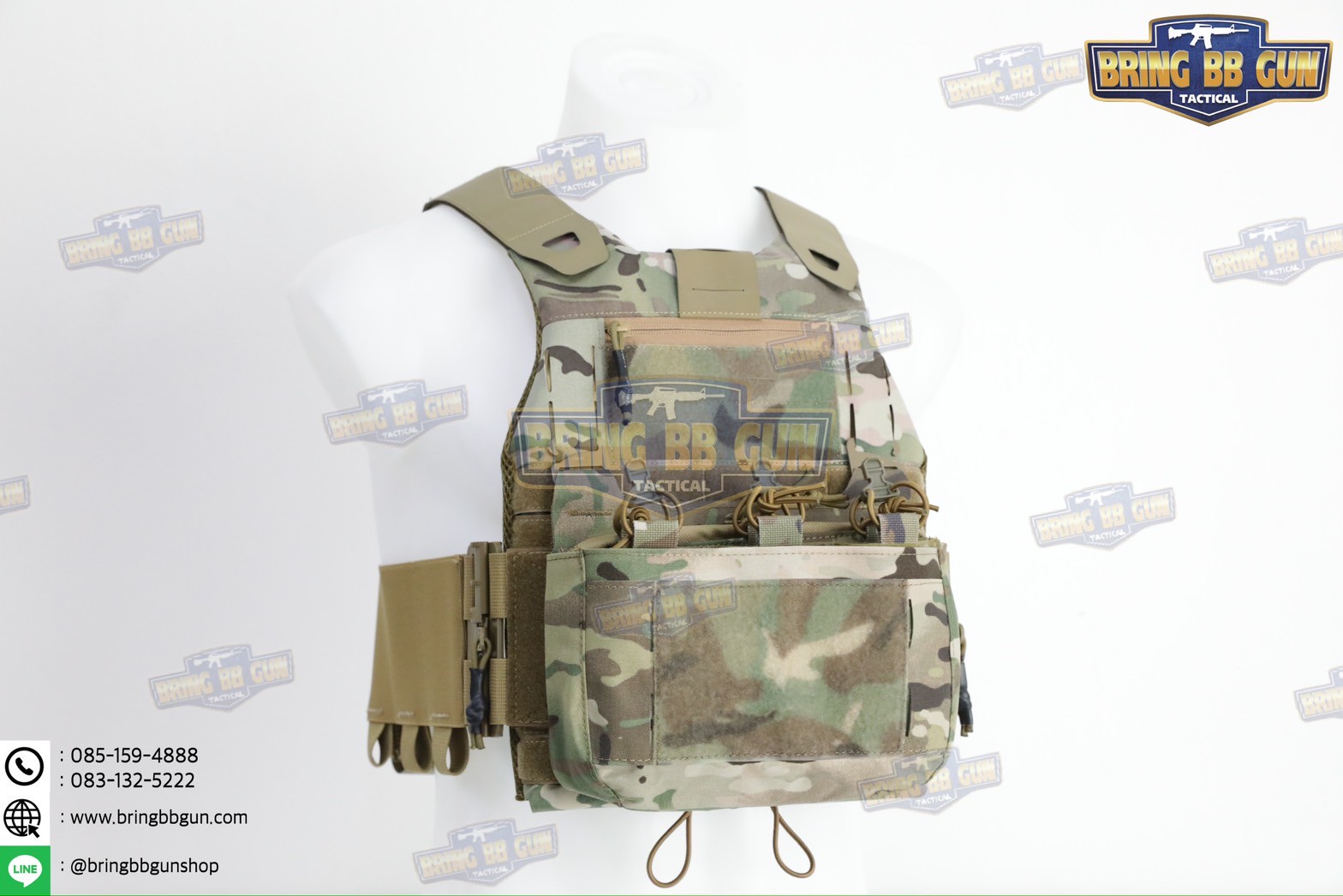 เสื้อเวส FCSK 3.5 (เสื้อเวส FCSK 3.0 + เพ้าแม็กกาซีน DOPE (5.56 แบบ3ช่อง)) (FCSK 3.5 Plate Carrier) (FCSK 3.0 + DOPE (5.56 แบบ3ช่อง))