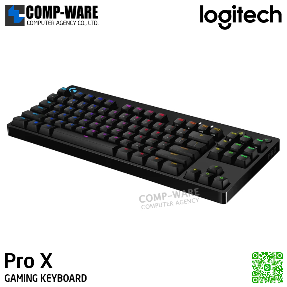 Logitech PRO X Mechanical Gaming Keyboard - 2Y Warranty - 920-009239