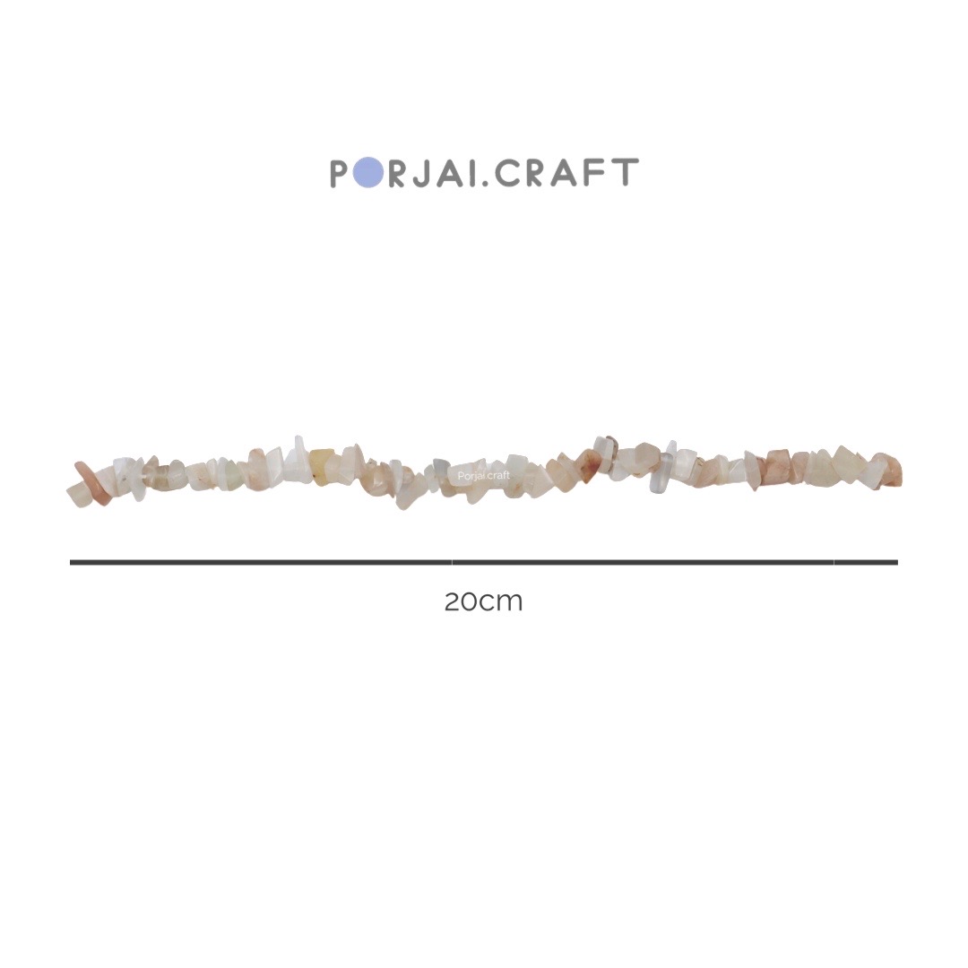 Moonstone chip beads ลูกปัดมูนสโตน