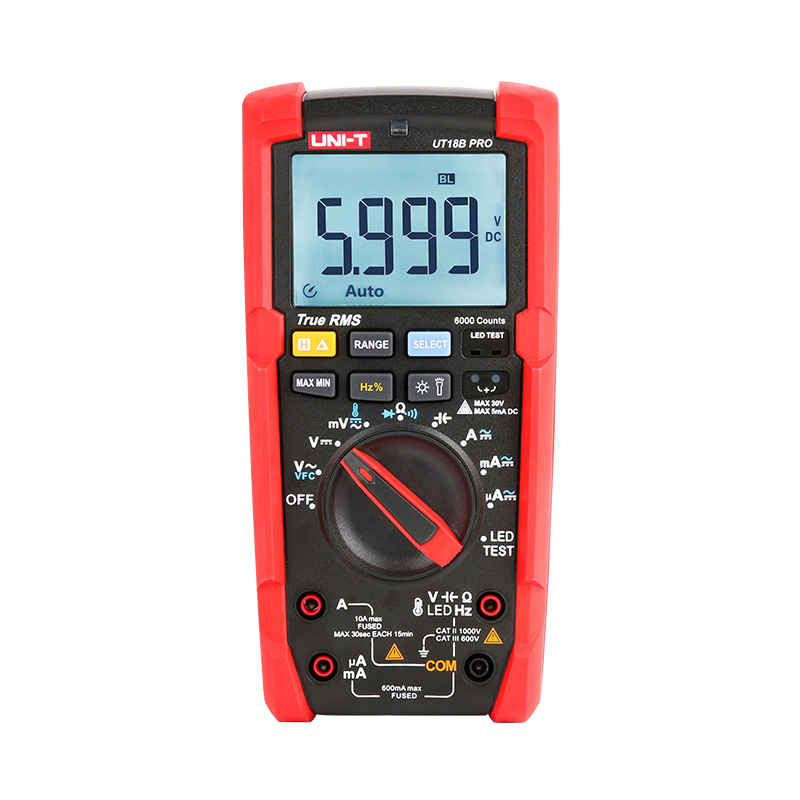 UNI-T UT18B PRO ดิจิตอลมัลติมิเตอร์ มัลติมิเตอร์ โอมป์มิเตอร์ True RMS 1000V