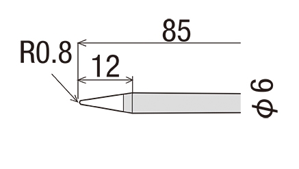 ปลายหัวแร้ง Goot R-6B