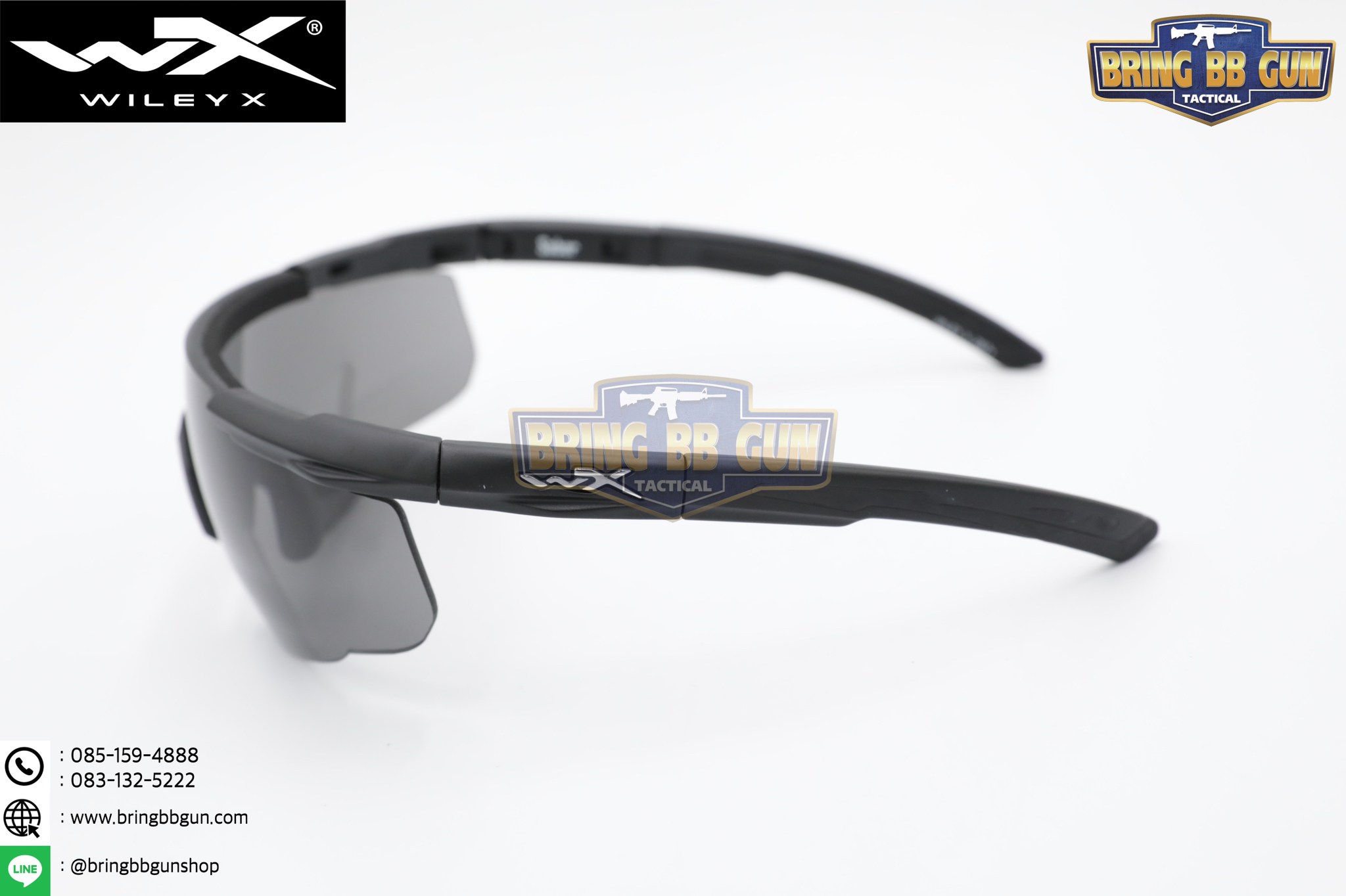 แว่นตากันแดด (แว่นตากันสะเก็ต) ยี่ห้อ WileyX รุ่น Saber Advanced 1Lens (WileyX Saber Advanced)