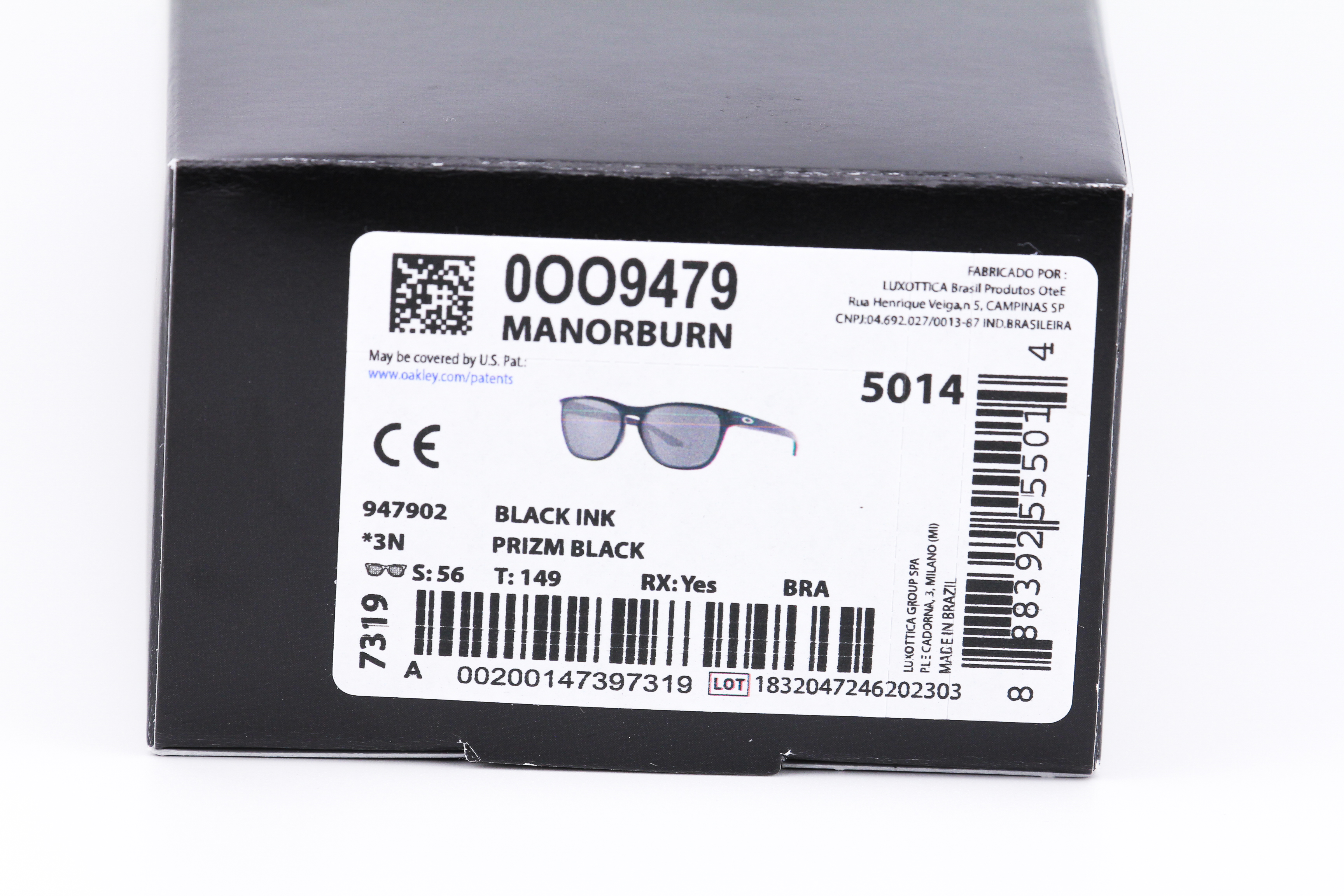 Oakley MANORBURN Black Ink/Prizm Black SKU#OO9479-02