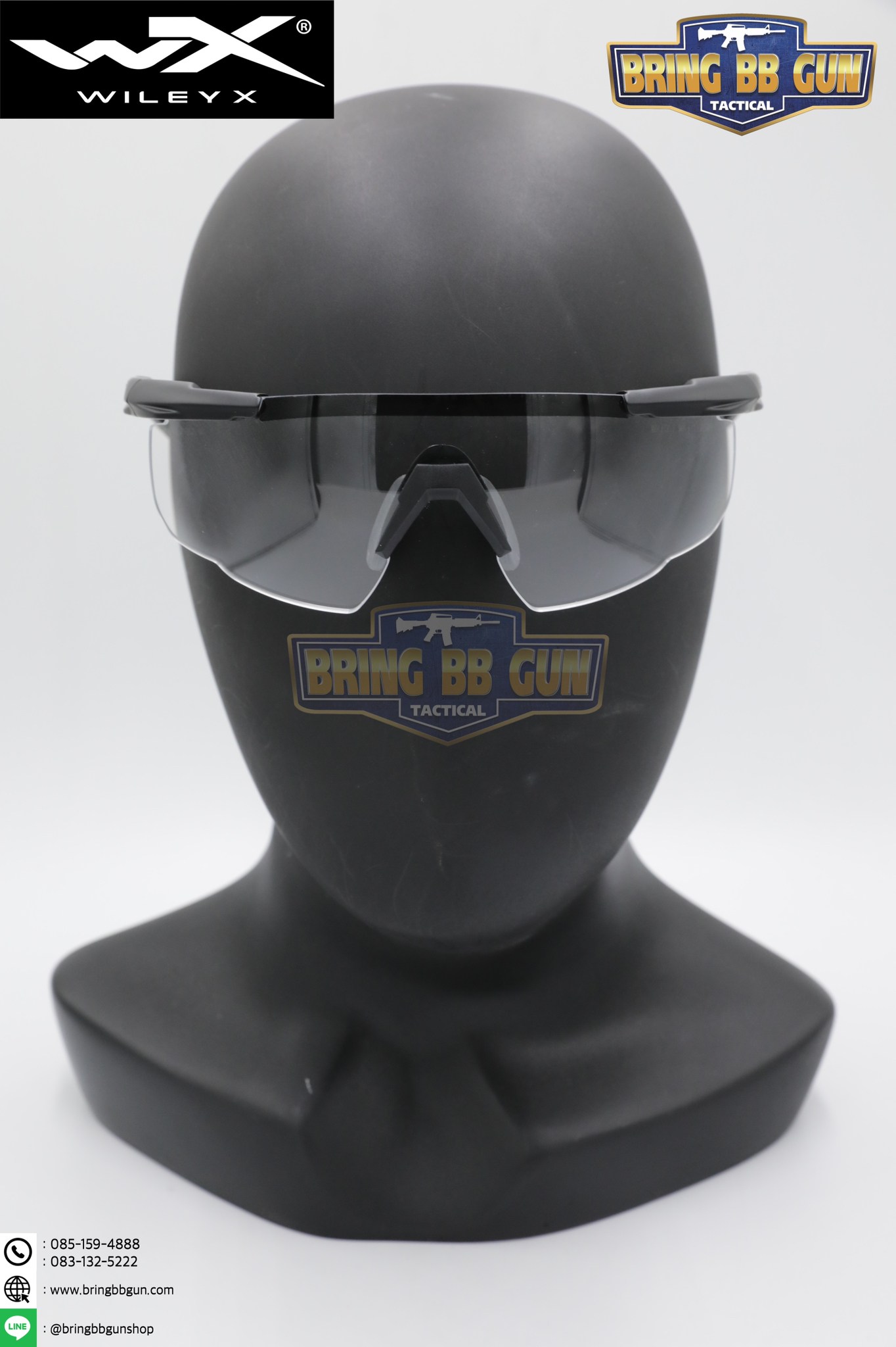 แว่นตากันแดด (แว่นตากันสะเก็ต) ยี่ห้อ WileyX รุ่น Saber Advanced 1Lens (WileyX Saber Advanced)