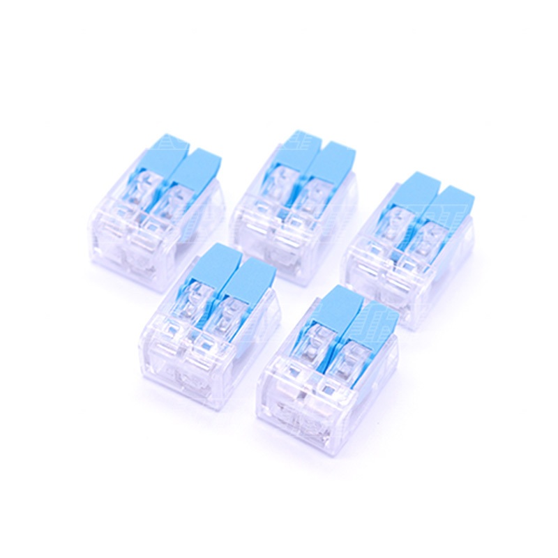 ขั้วต่อสายไฟ 2P | ขนาด 0.14-4 mm. | 450V | PCT-412 | มี 4 สี | สีน้ำเงิน สีส้ม สีแดง สีขาว | 5ชิ้นต่อแพ็ค