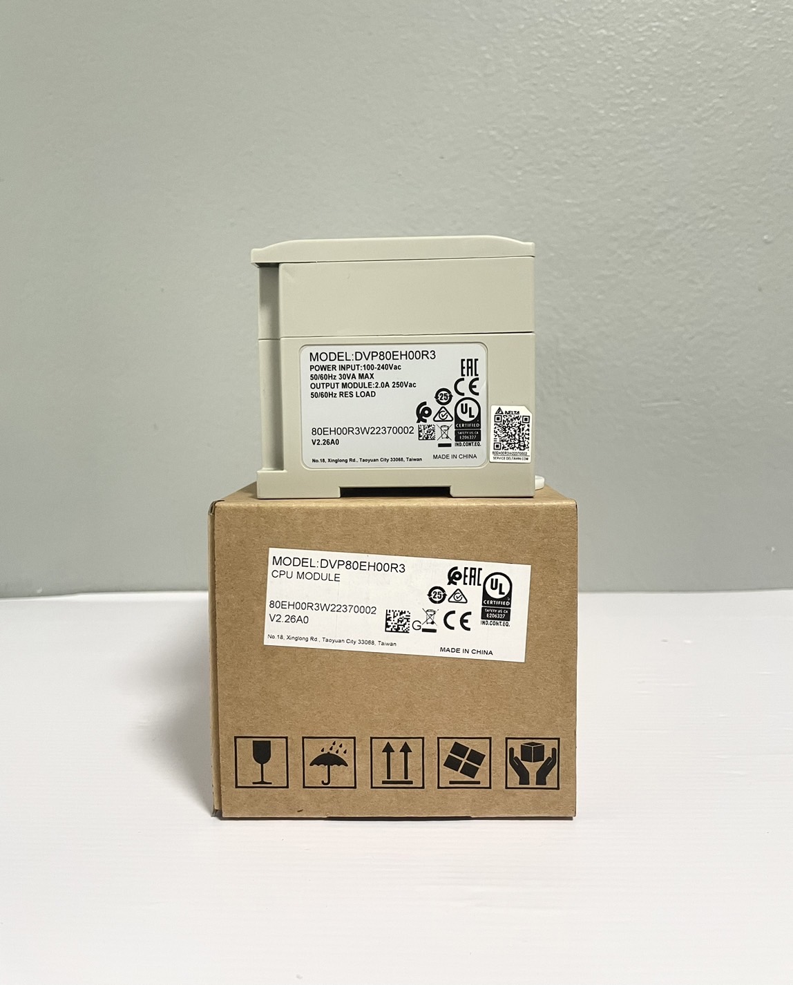 Delta PLC DVP80EH00R3 40DI/40DO 220V (Relay)