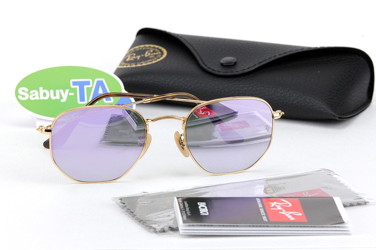 RayBan Hexagonal Flat Lens RB3548N 001/8O