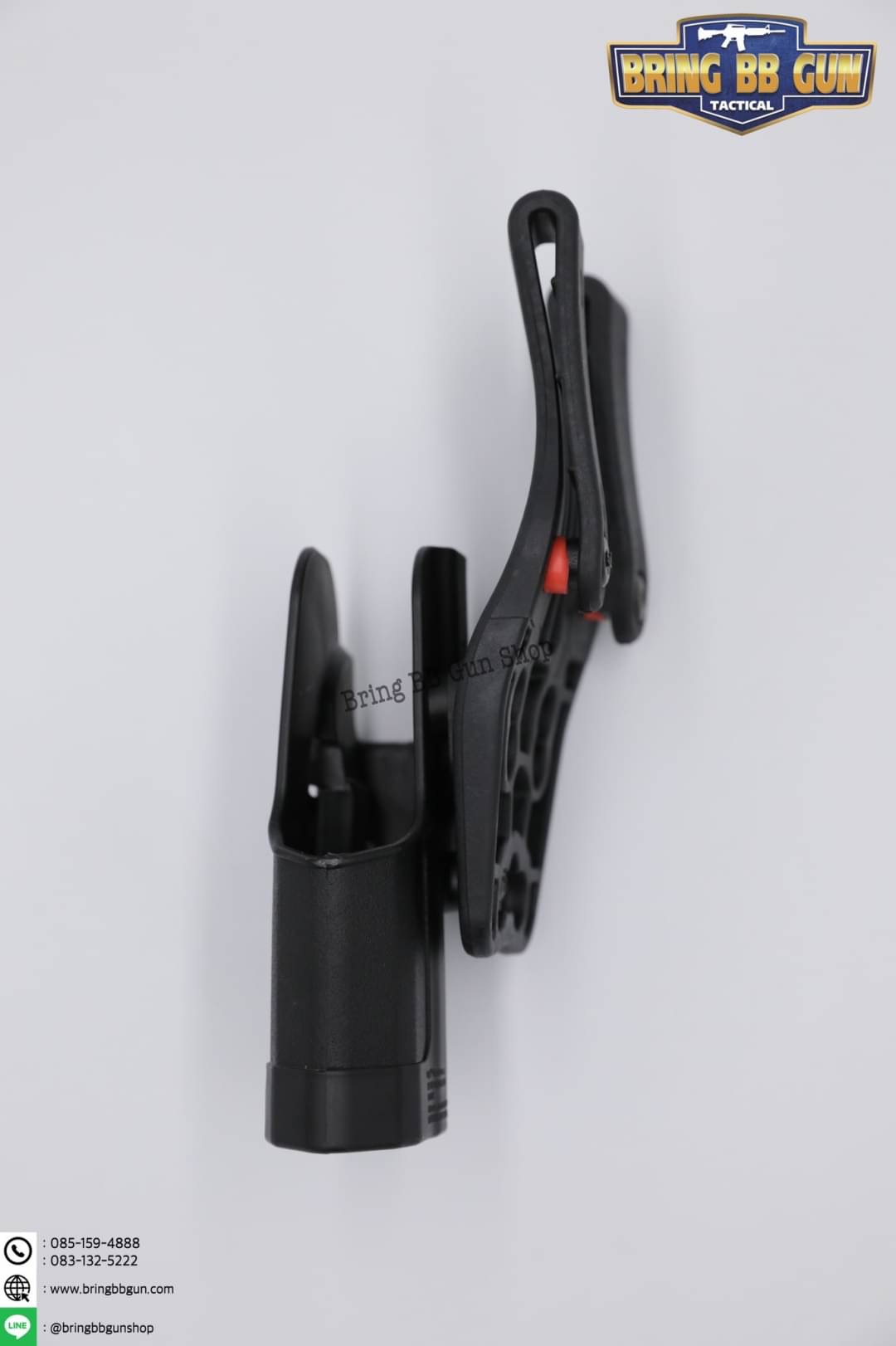 ซองปืนพกนอก + เพลทลดต่ำ ยี่ห้อ Black Hawk