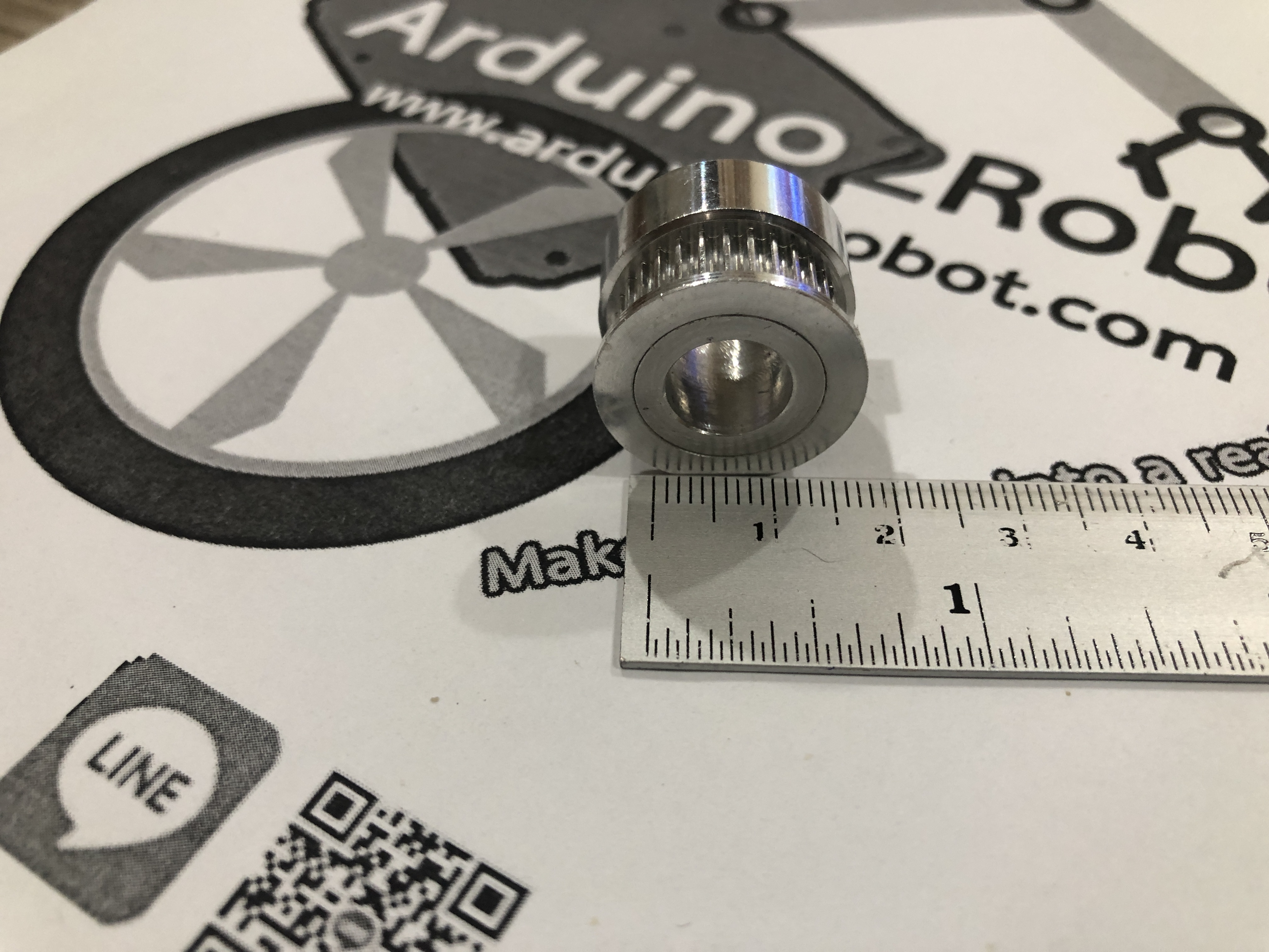 Timing Pulley 30 ฟัน สำหรับสายพานกว้าง 6mm (ใส่แกน 10mm)