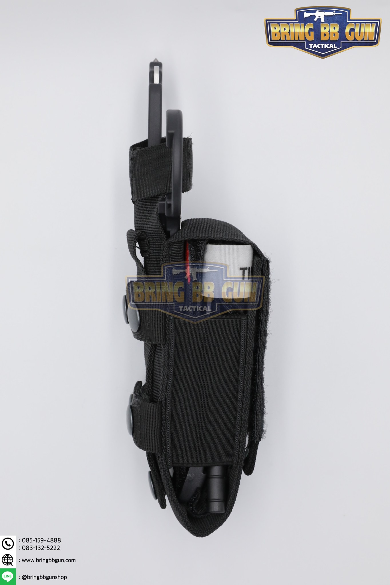 ชุดเพ้าผ้าใส่สายห้ามเลือด+กรรไกรแพทย์สนาม LM Raptor (ซองผ้าใส่สายรัดห้ามเลือด+สายรัดห้ามเลือด+กรรไกร LM Raptor)