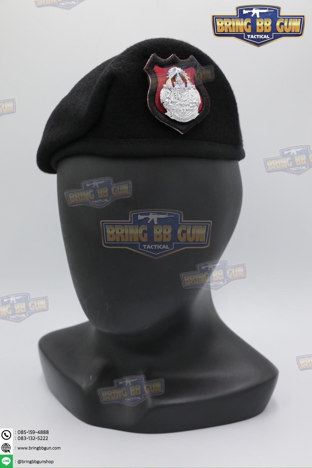 หน้าหมวกเบเร่ต์ ตีนตุ๊กแก