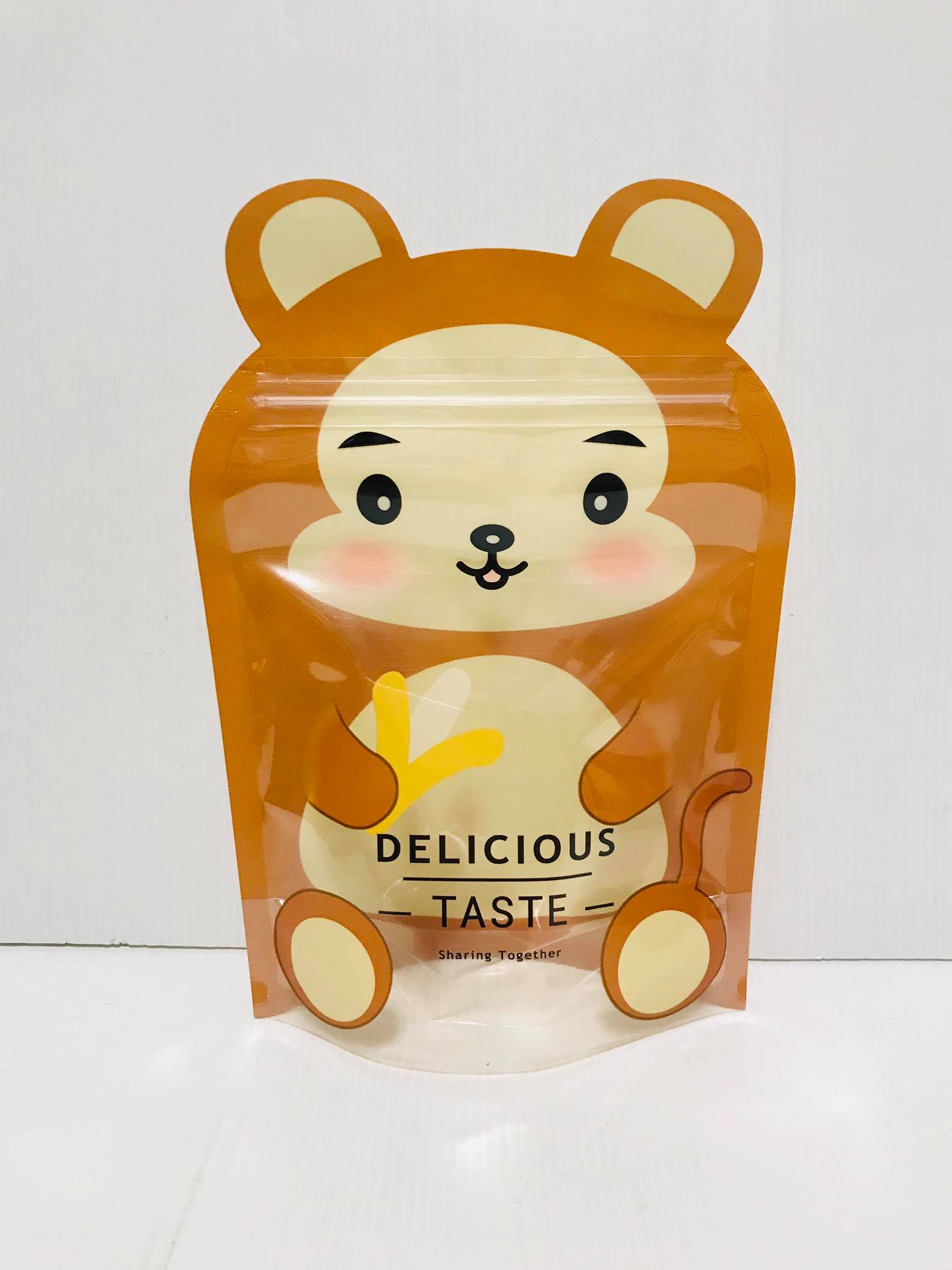 ถุงซิปก้นตั้งลายสัตว์น้อยน่ารัก