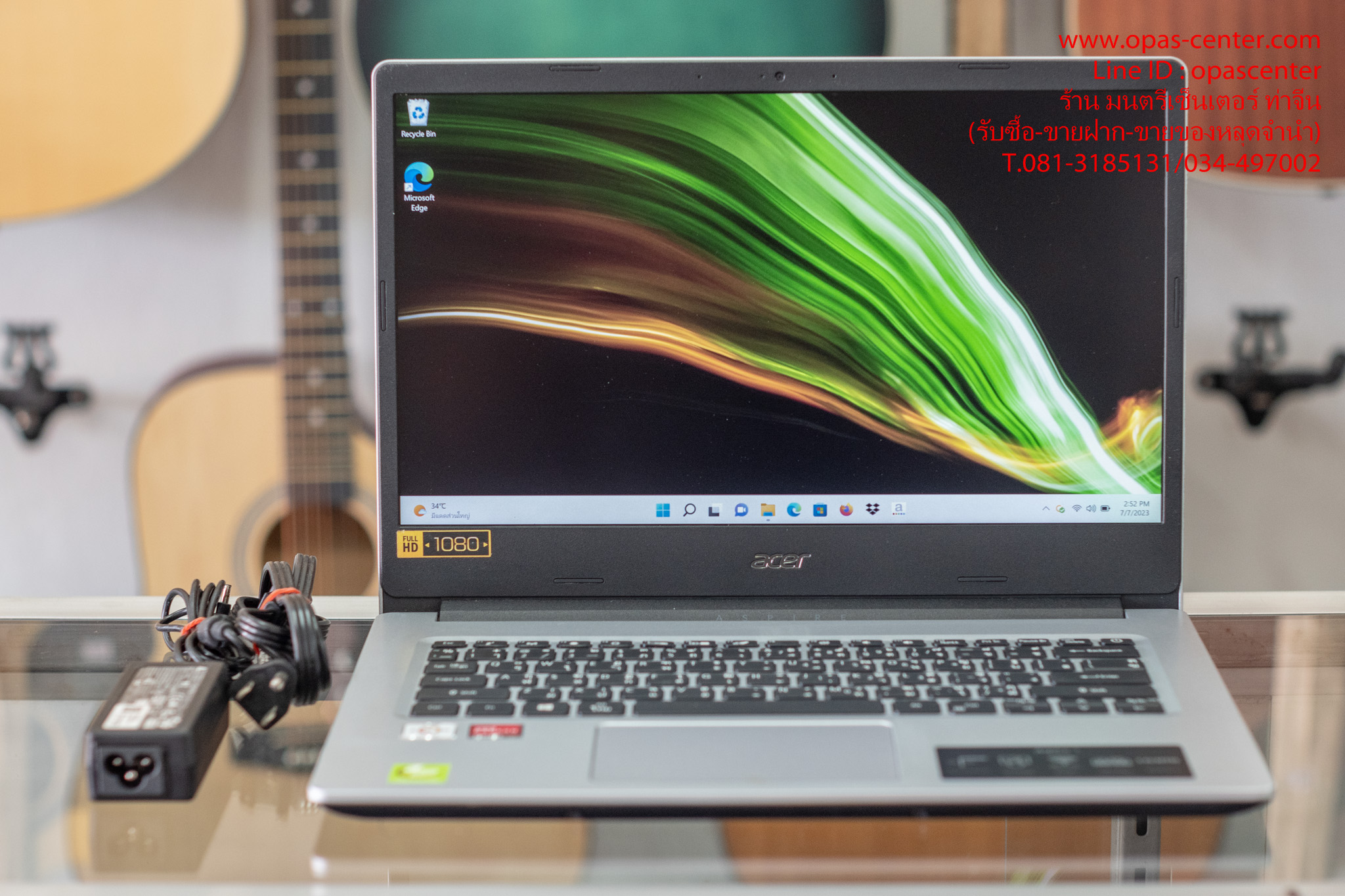 **ลดราคา**โน้ตบุ๊ค Acer Aspire 314-22-R1NY AMD 3050U 2.3 GHz Ram 4 GB SSD 256 Windows 11Home พร้อมใช้งาน