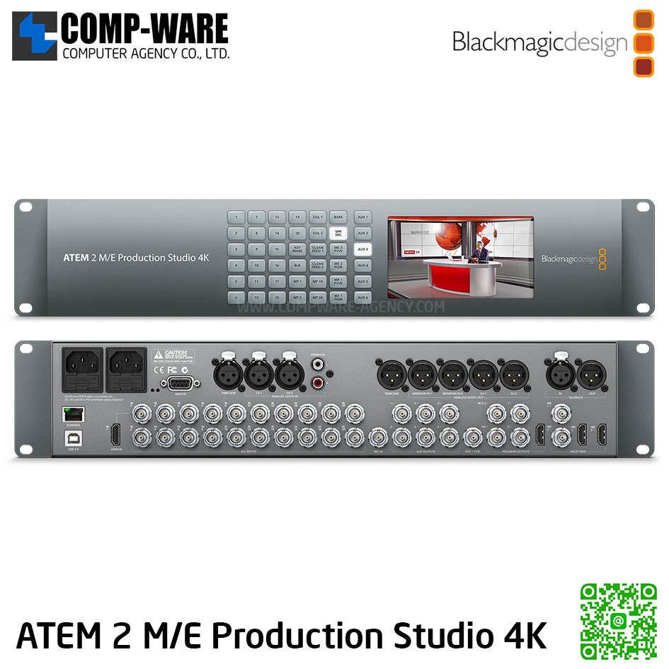 ATEM 2 M/E Production Studio 4K - Blackmagic Design
