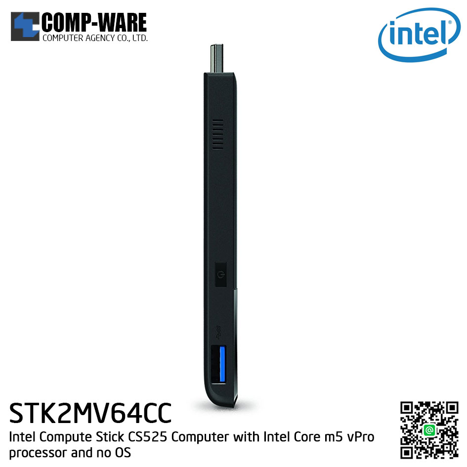 Intel® Compute Stick STK2MV64CC - CS525 Computer with Intel Core m5 vPro processor and no OS (BLKSTK2MV64CC)