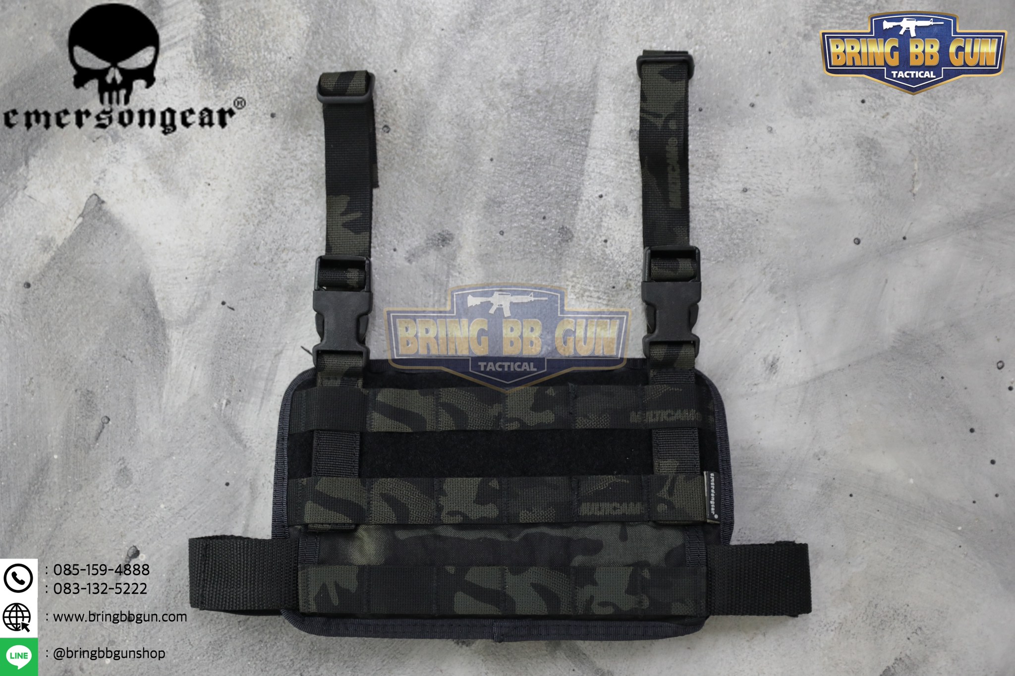 เพลทรัดต้นขาแบบ Molle ยี่ห้อ Emerson (Drop Leg Molle)