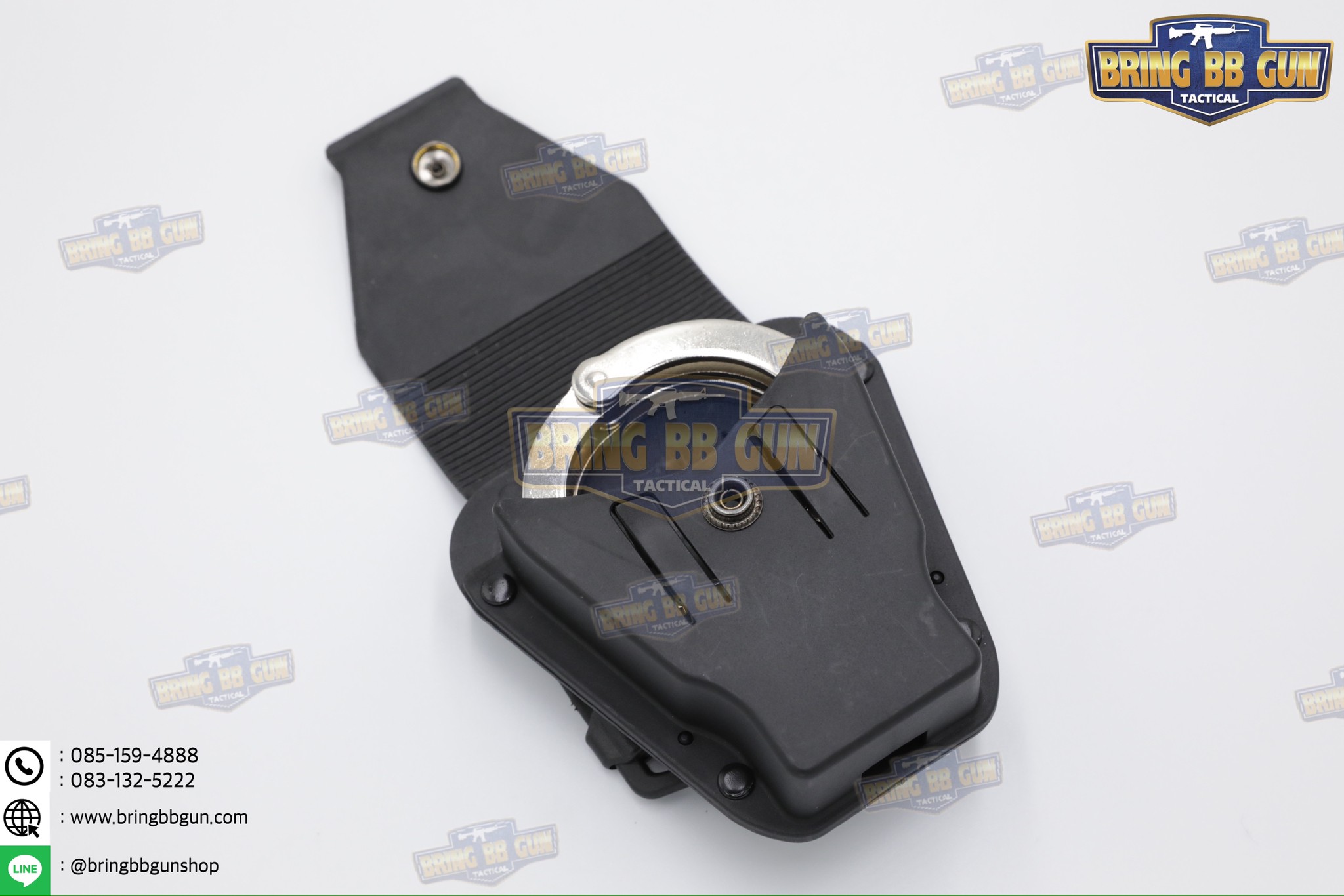 ซองกุญแจมือแบบมีฝาปิด Polymer (Handcuff Pouch) (Handcuff case)