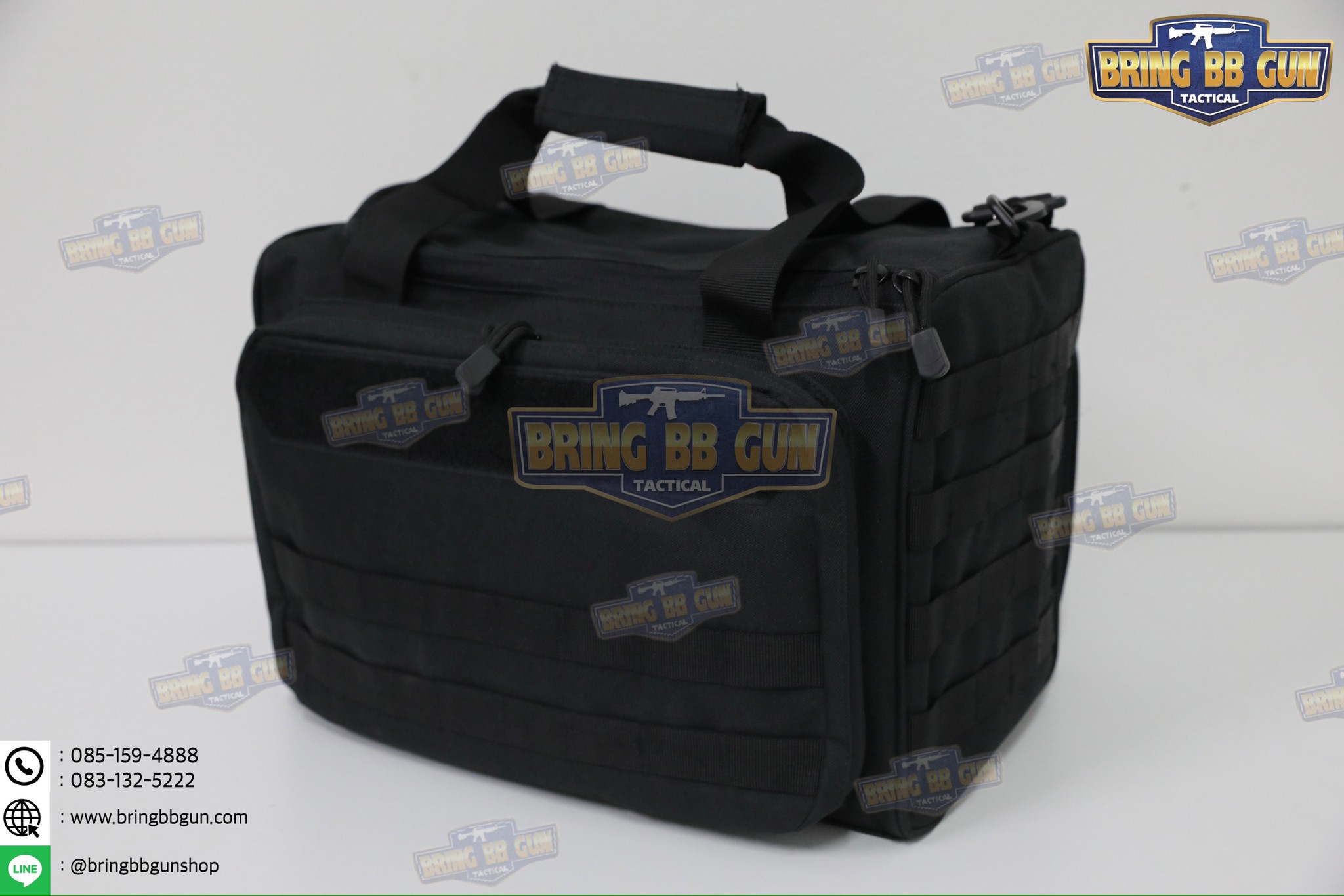 กระเป๋าเก็บอุปกรณ์ (กระเป๋าอเนกประสงค์ สำหรับยิงปืน) (กระเป๋าสำหรับนักแข่งยิงปืน) (กระเป๋าเก็บอุปกรณ์+แม็กกาซีนปืนสั้น) (Range Bag) (IPSC Range Bag Tactical Shooting Gun Bags)