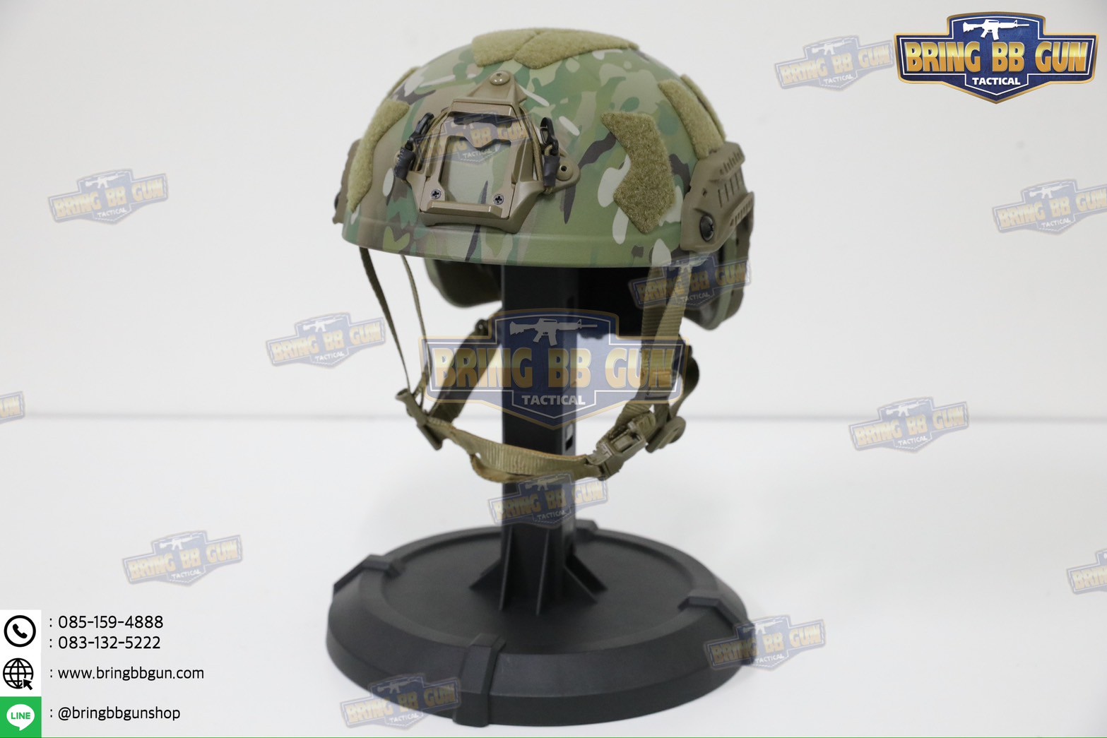 แท่นวางหมวก-เสื้อเวส-เข็มขัด (เสาแขวนหมวก-เสื้อเวส-เข็มขัด) (ที่แขวนอเนกประสงค์) (Equipment Display Stand)