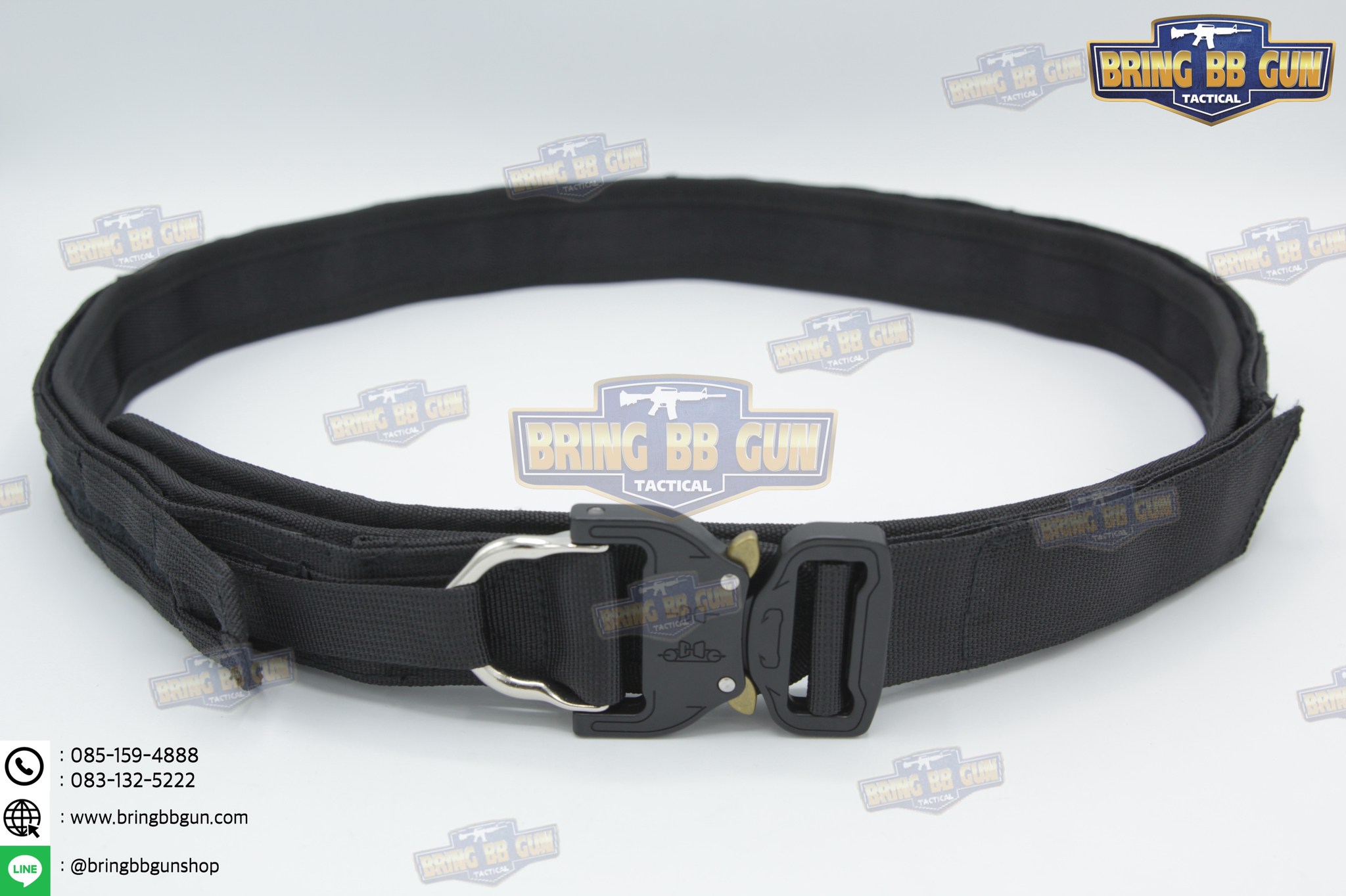 เข็มขัดยุทธวิธี รุ่น หัวคอปร่า ทรงIPSC 2ชั้น Cobra IPSC (B013)