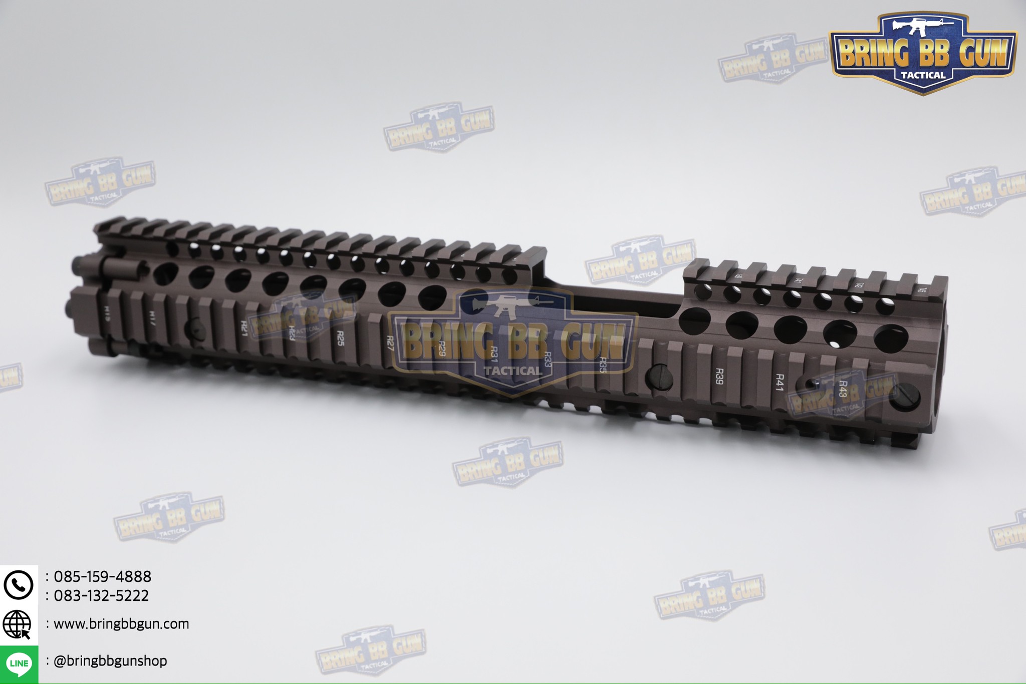 ชุดหน้า ยี่ห้อ Daniel Defense MK18 FSP RIS II รุ่นความยาว 12.5" ระบบราง Picatinny (ราง20mm.) (M4A1 FSP RAIL INTERFACE SYSTEM) (RIS II) (Front Sight Post) (FSP)