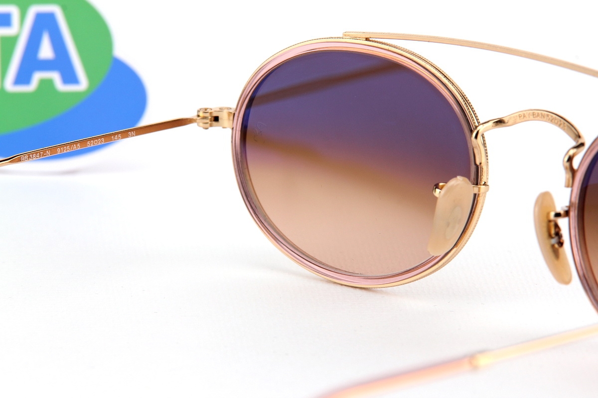 RayBan Oval Double Bridge RB3847N 9125A5