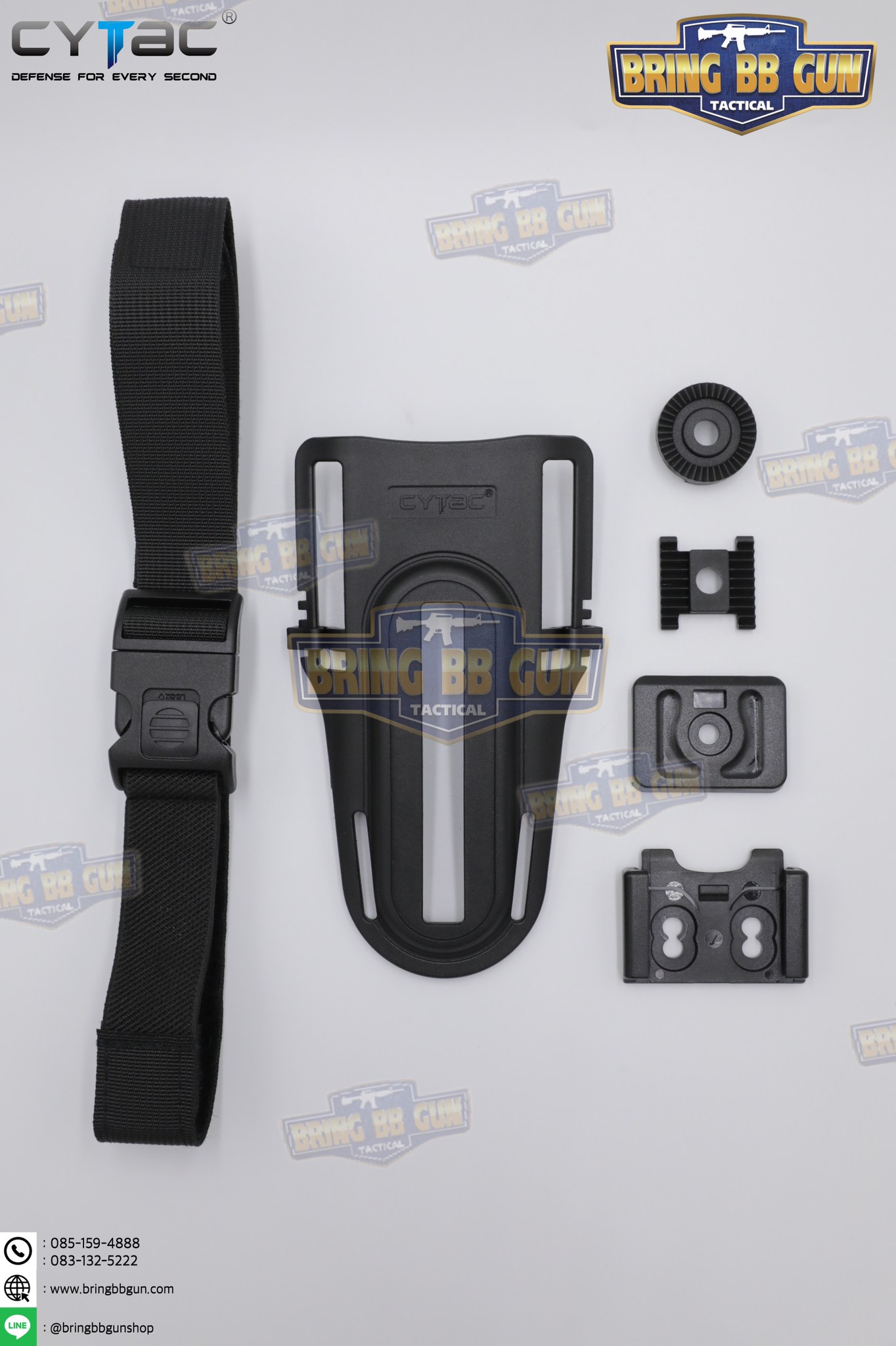 เพลทโหลดต่ำปลดไว ยี่ห้อ Cytac (เพลทลดต่ำ) (Low Ride Belt Loop)