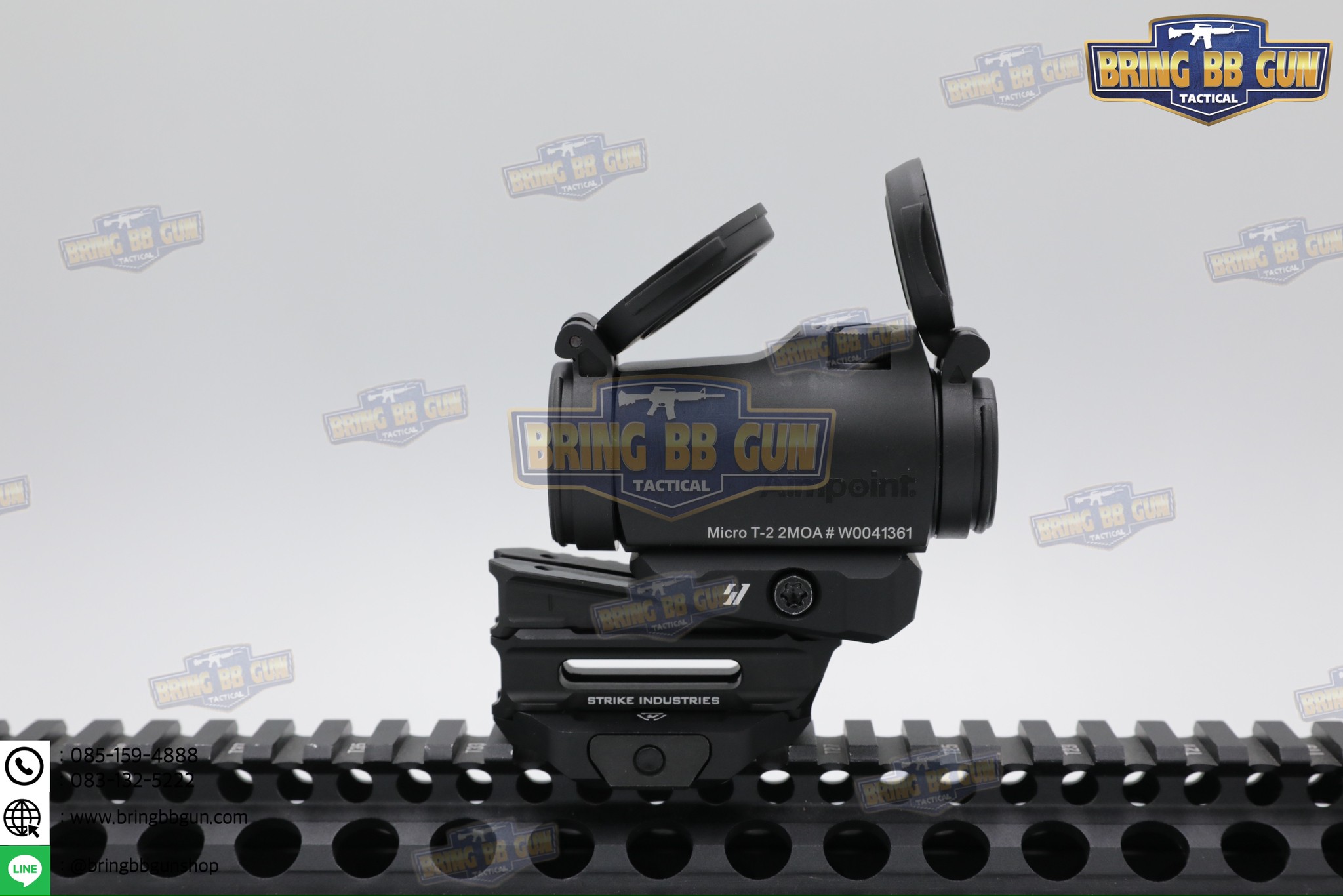 ขาจับดอท Strike Variable Optic Mount สำหรับดอท T1/T2/M5 (Strike Variable Optic Mount for Aimpoint Micro Standard) (SI VARIABLE OPTIC MOUNT) (Strike Industries) (Aimpoint T-1/T-2/H-1/H-2 or other same optic housing height red dots)
