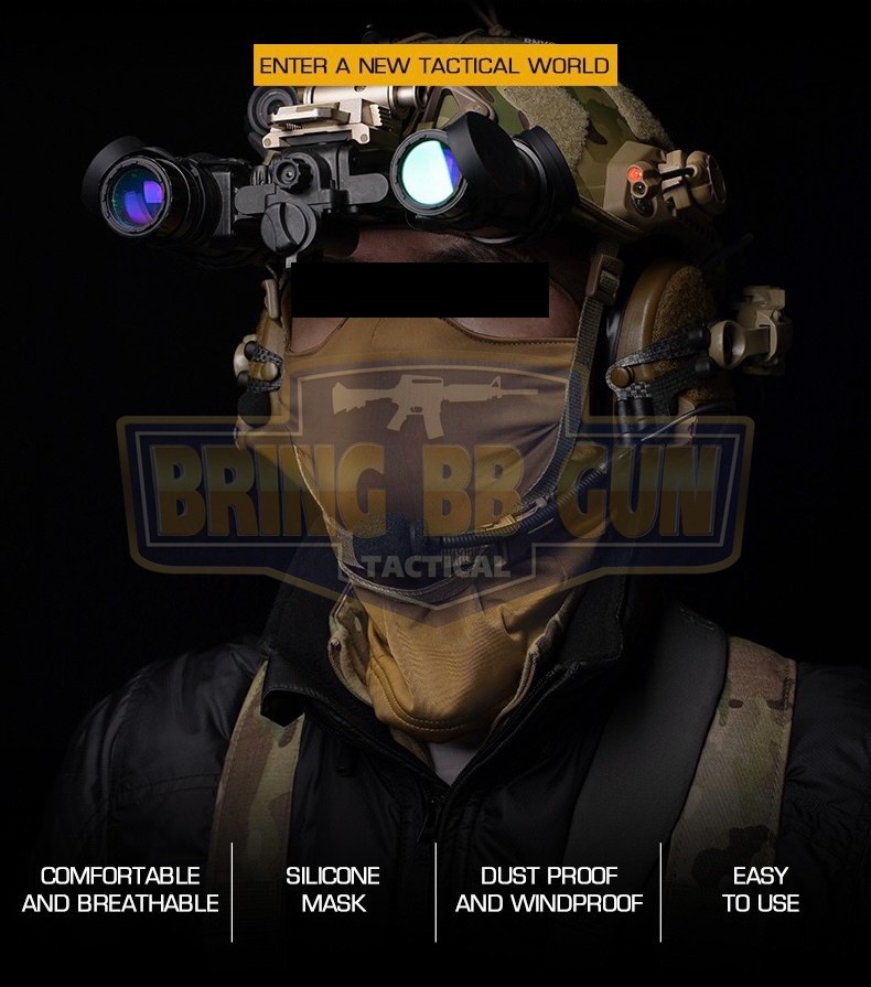 Tactical Headgear Gen2 (โม่ง+ตระแกรงกันปาก)