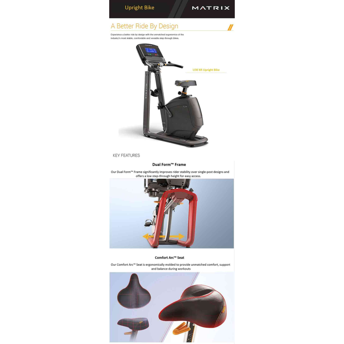 56,500 *ทักแชทผ่อน0%ค่าส่ง 0บ.(Global Version) Johnson จักรยานนั่งปั่น Matrix U30XR