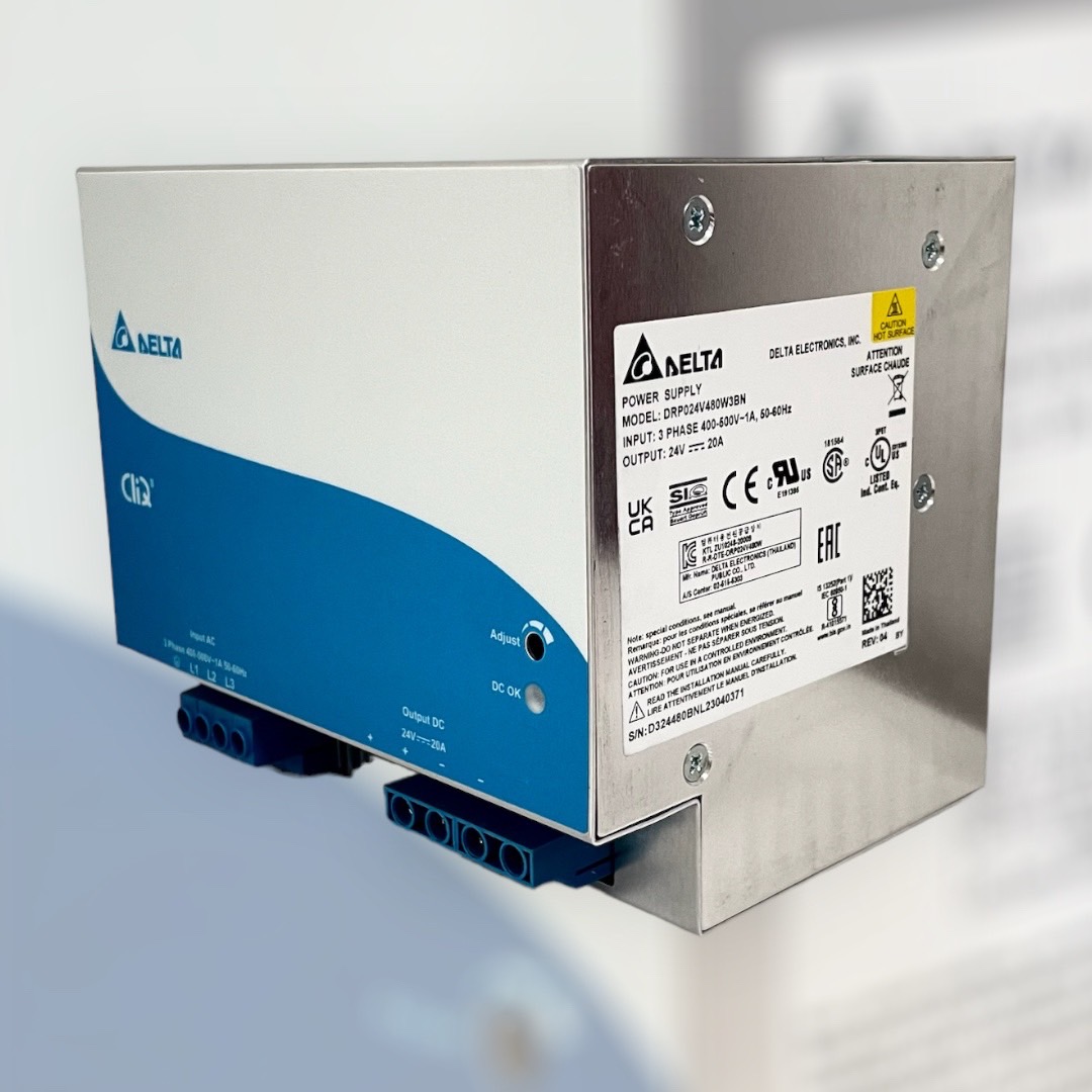 Delta Power Supply DRP024V480W3BN 24V/20A (480W) , 380V