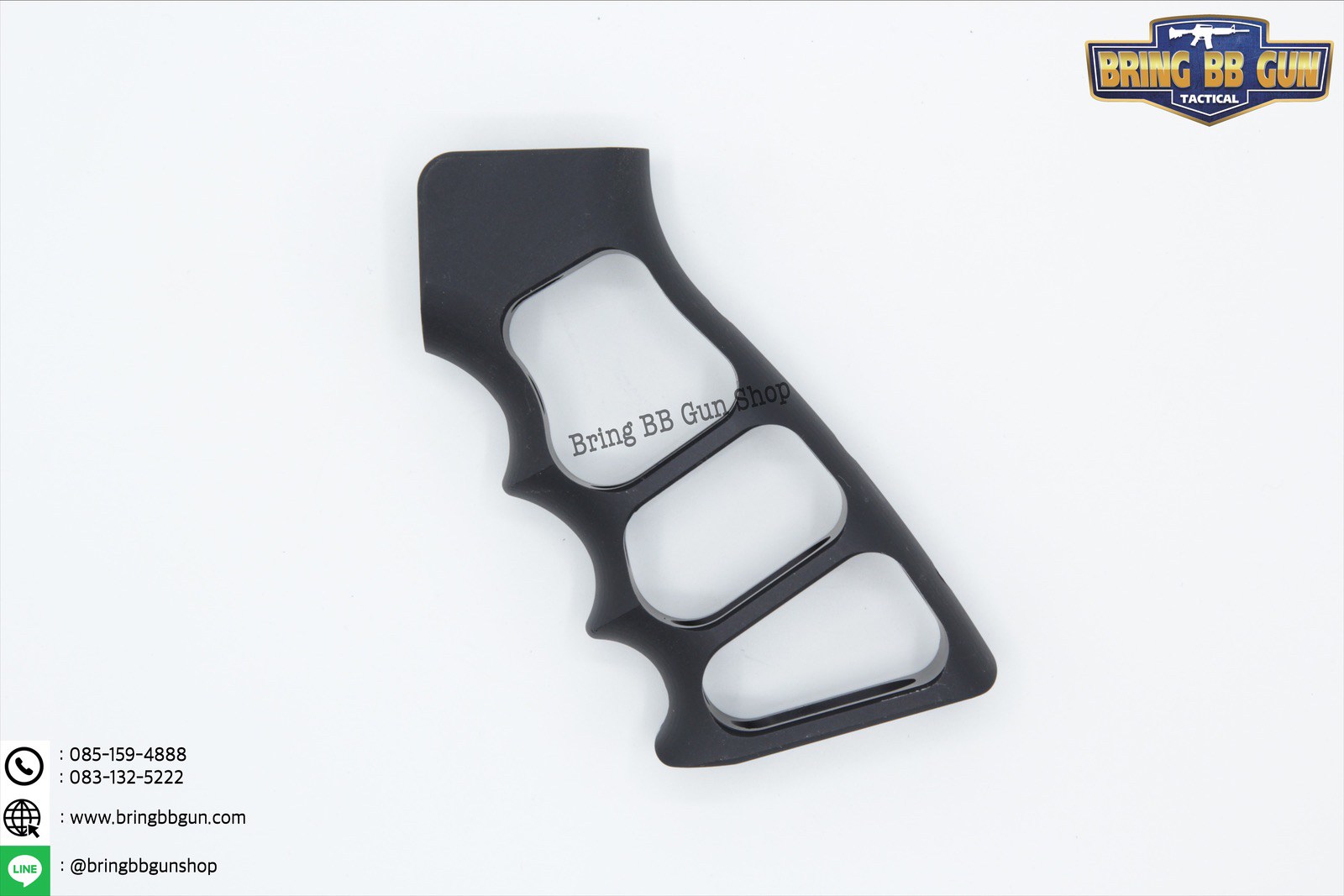 กริ๊ปมือหลัง งานCNC ยี่ห้อ 5KU (กริ๊ปมือแก็ส) น้ำหนัก : 122 กรัม สำหรับปืน : ตระกูล M4/M16,AR15,AR9,Derya MK12