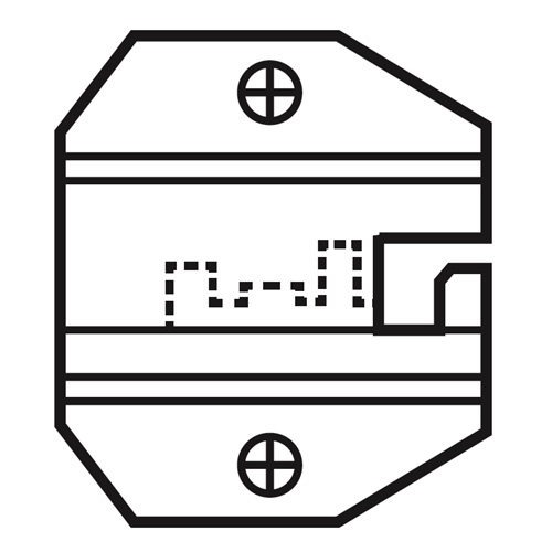 1PK-3003D11 Die Set For 8P/RJ45 Keyed Modular Plugs (Excluding AMP)