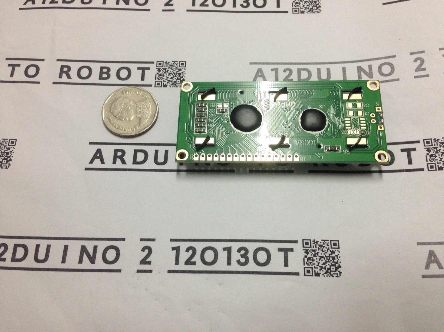 16x2 LCD (Blue Screen) with backlight of the LCD screen