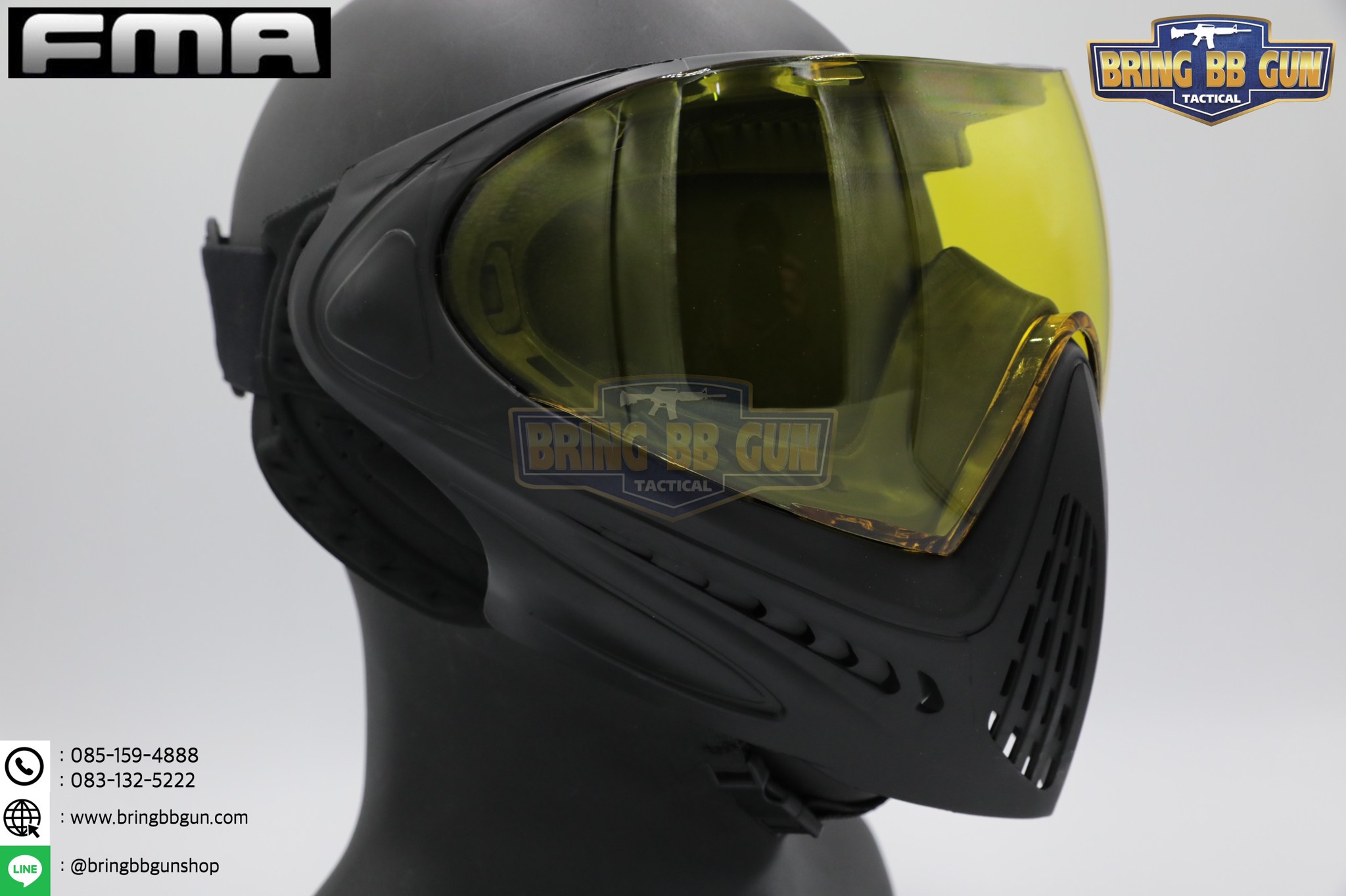 หน้ากาก F1 ยี่ห้อ FMA รุ่น เลนส์ 1 ชั้น