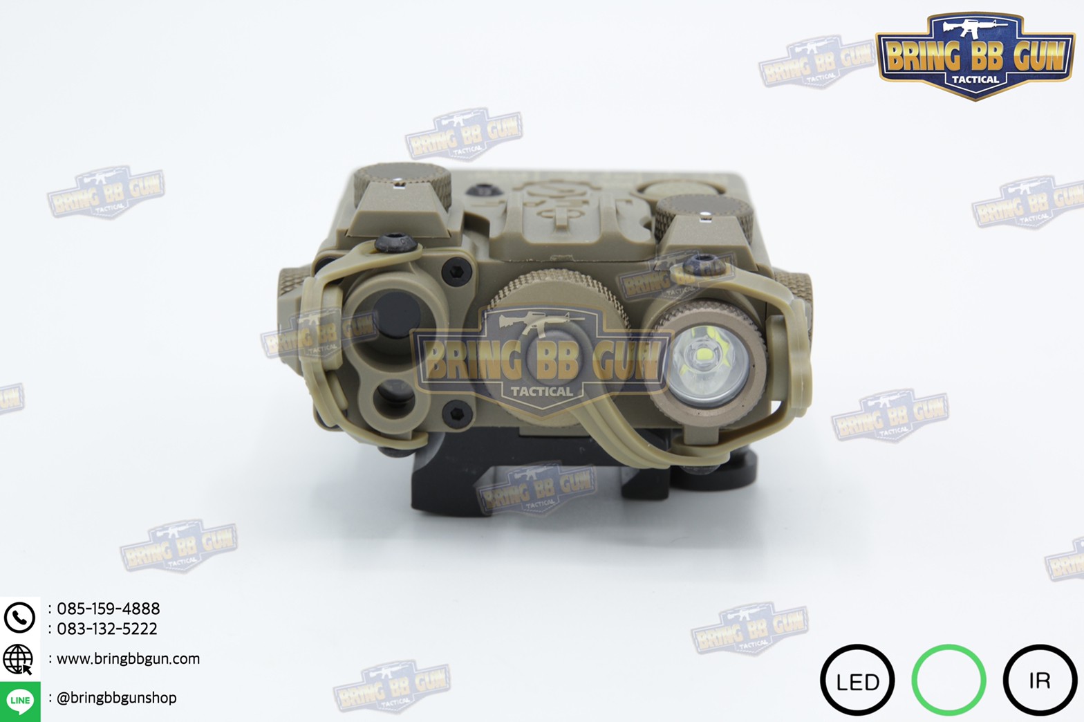 กล่องANPEQ-15A รุ่น DBAL-A2 บอดี้พลาสติก (Dual Beam Aiming Laser - Advanced2)