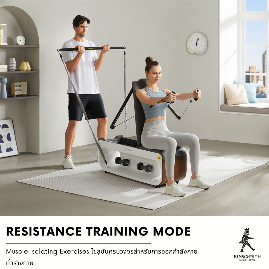 13,290 *ทักแชทผ่อน0%ค่าส่ง 0บ.(Global Version) Kingsmith Multifunctional Gym Bench ม้านั่งออกกำลังกายอเนกประสงค์ พร้อมอุปกรณ์สำหรับการฝึกซ้อม