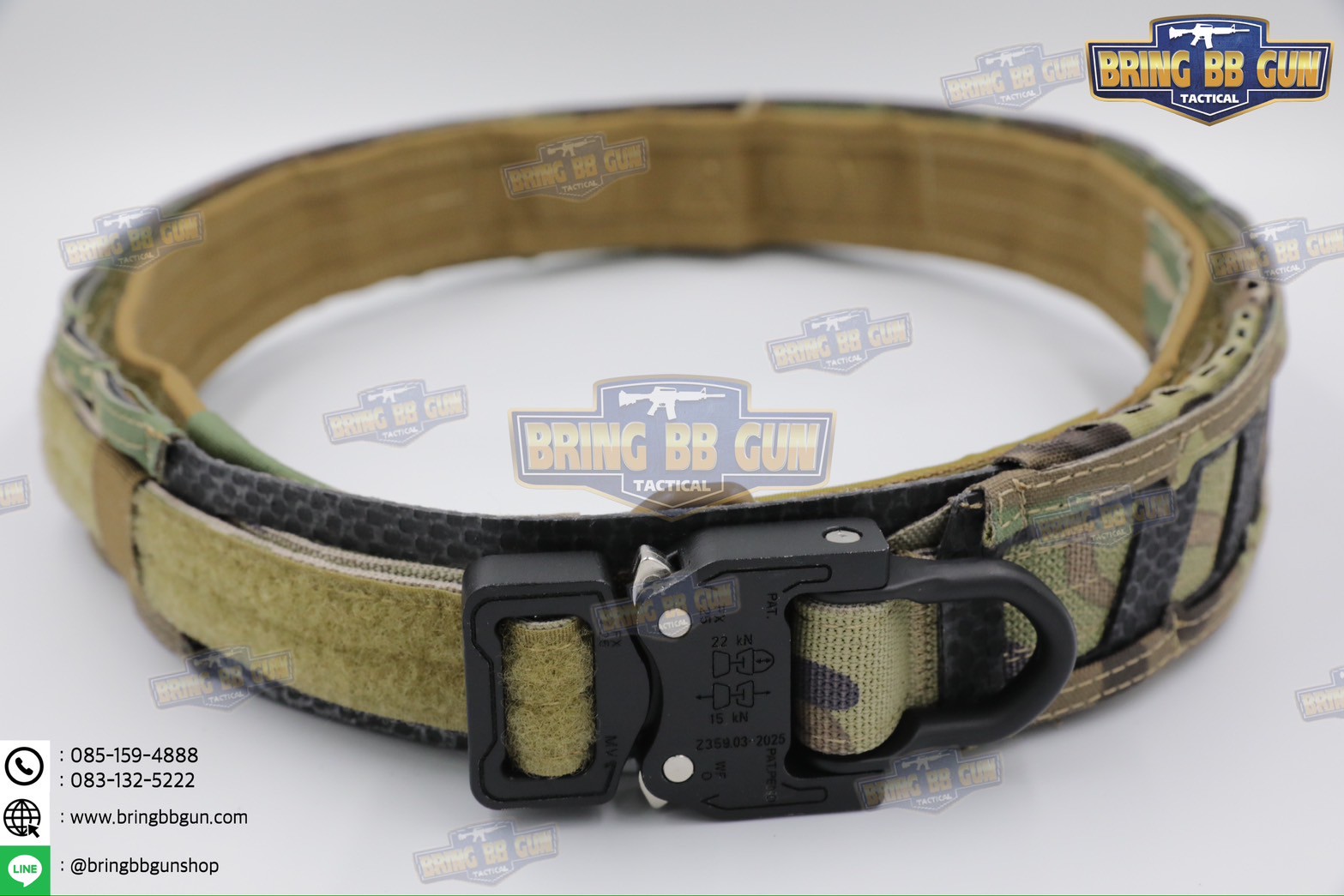 เข็มขัดแม่เหล็กยุทธวิธี Magnetic Battle Belt (เข็มขัด Tactical ทรง Magnetic Battle Belt) (เข็มขัด2ชั้น) (Magnetic Battle Belt) (Tactical Belt) (Agilite)